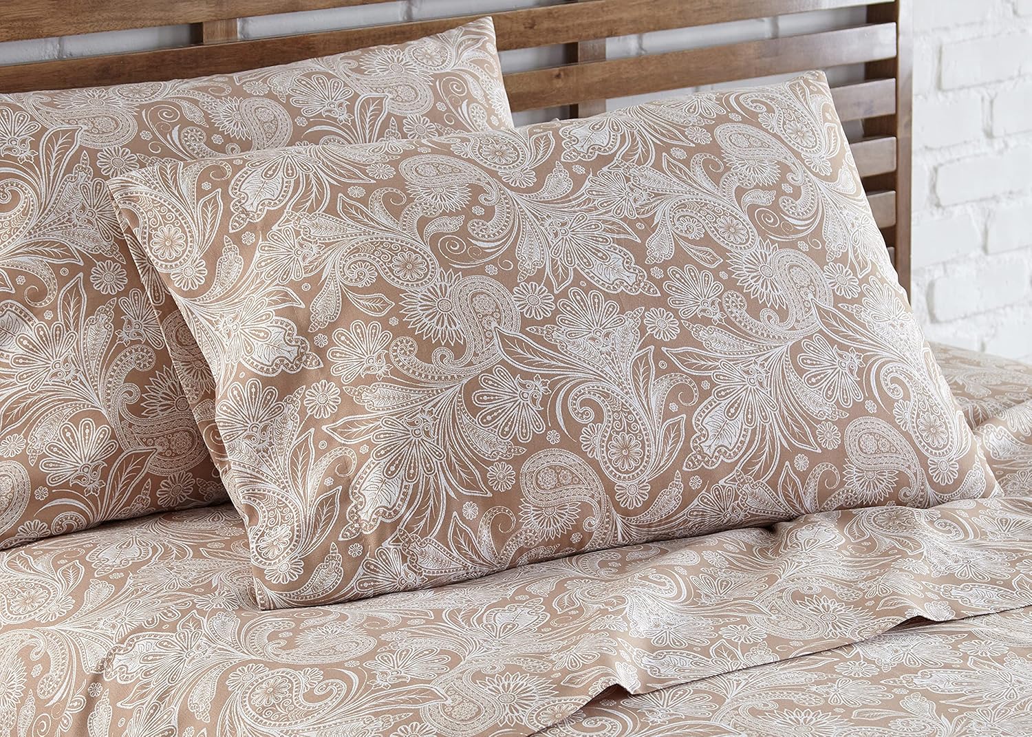 Southshore Fine Living, Inc. – Juego de sábanas estampadas de microfibra