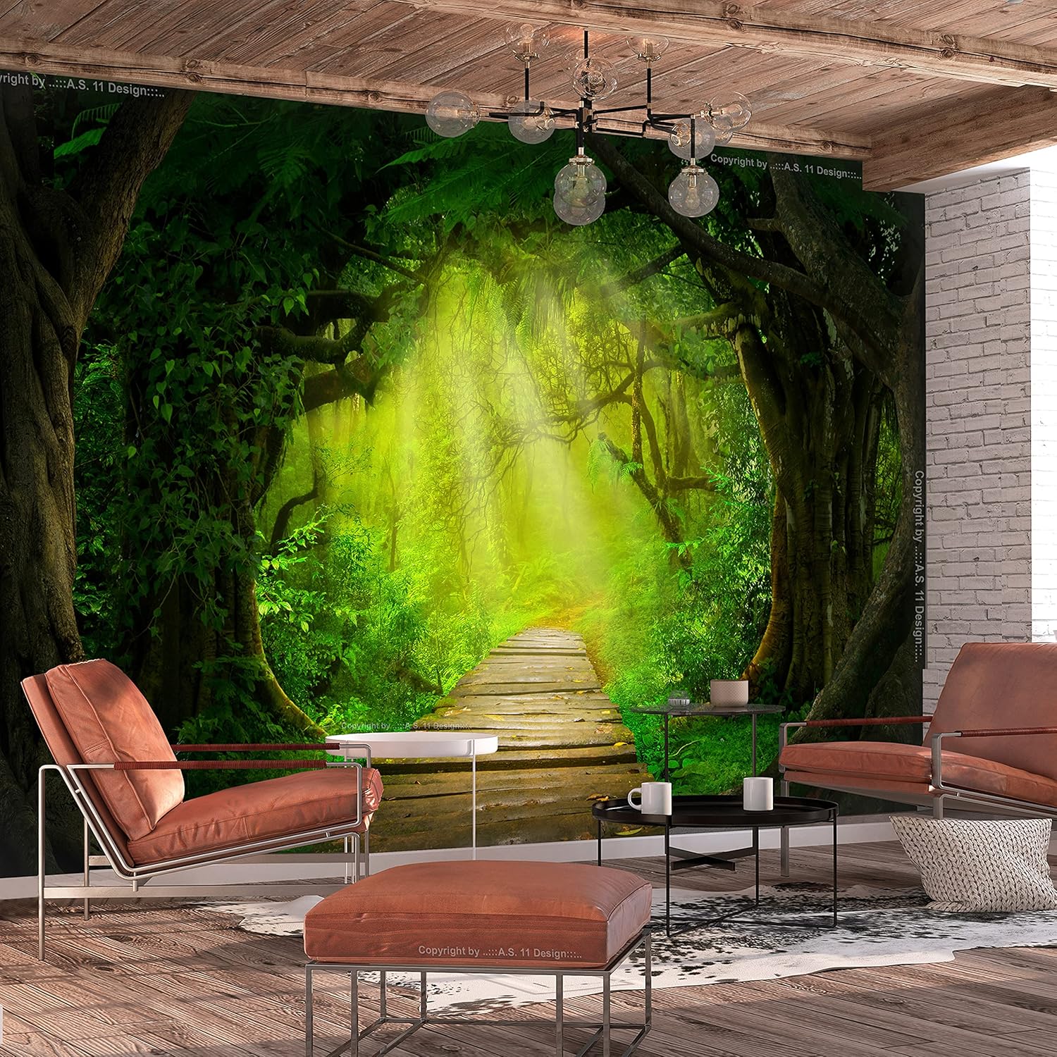 artgeist Mural de pared premium Puente de paisaje 177 x 124 pulgadas, papel tapiz fotográfico no tejido, impresión artística, mural de pared de
