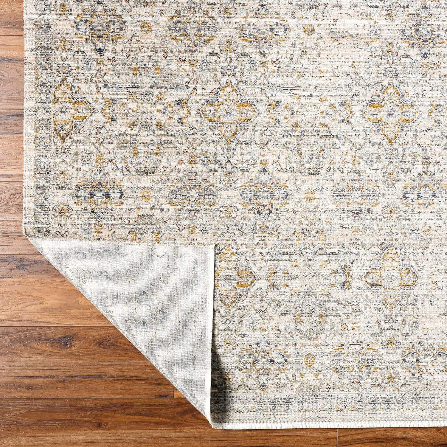 Becki Owens x Surya Margaret Alfombra de área, 5 pies 3 pulgadas x 7 pies 10 pulgadas, gris