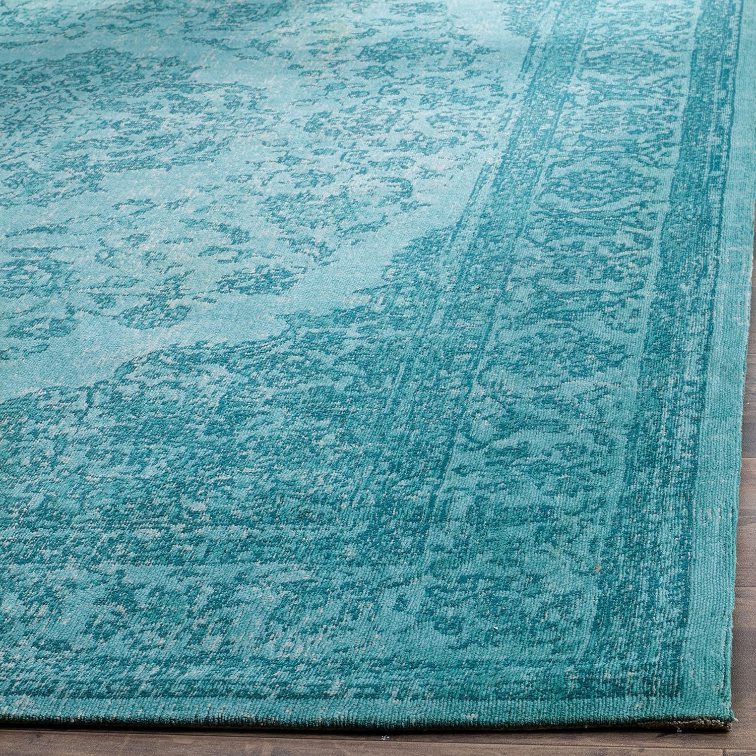 SAFAVIEH Classic Vintage Collection – Alfombra decorativa de 3 x 5 pies, diseño de medallón oriental de algodón, fácil cuidado, ideal para zonas de