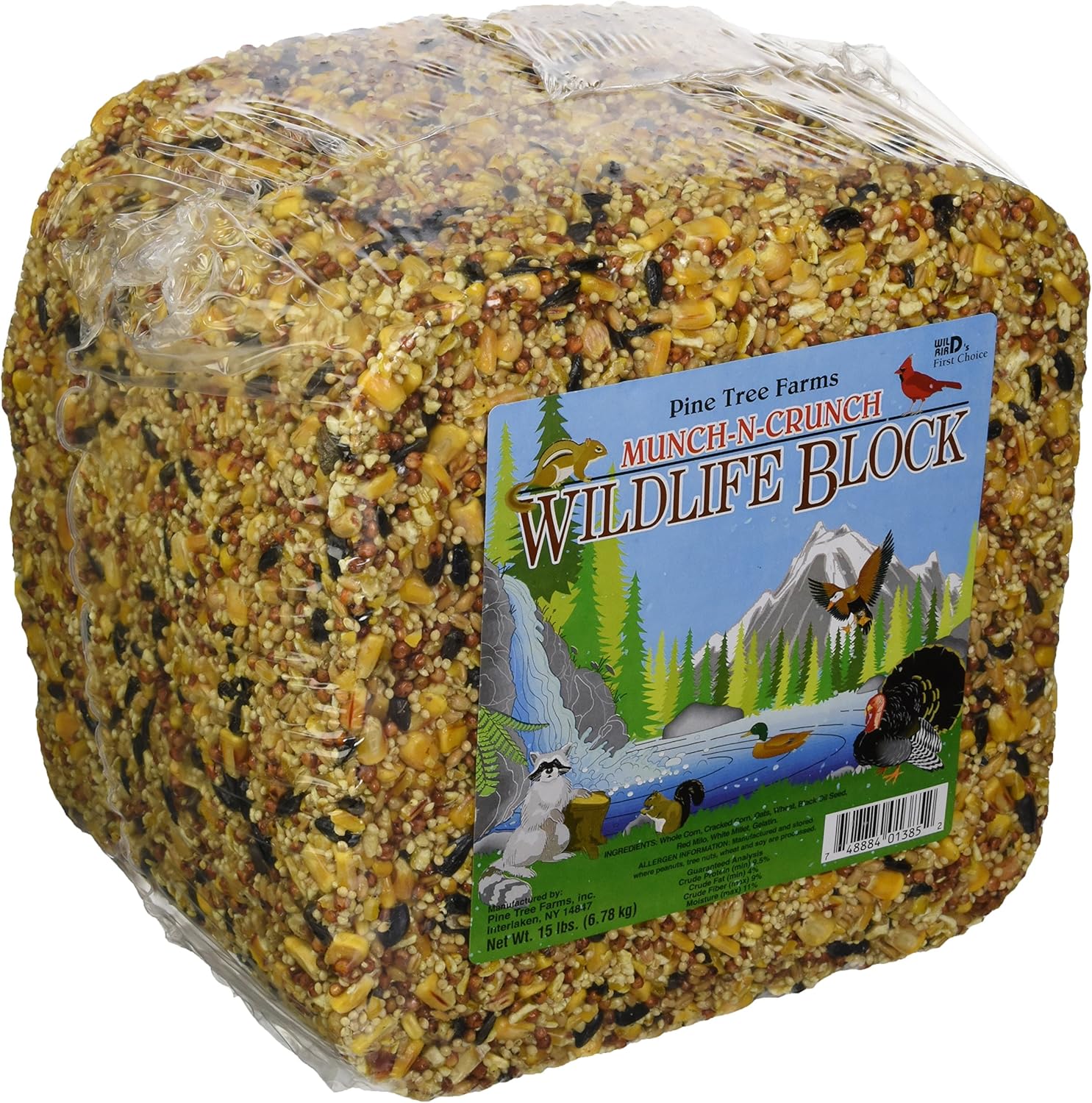 Pine Tree Farms 1385 Wildlife Block, 15 libras, multicolor