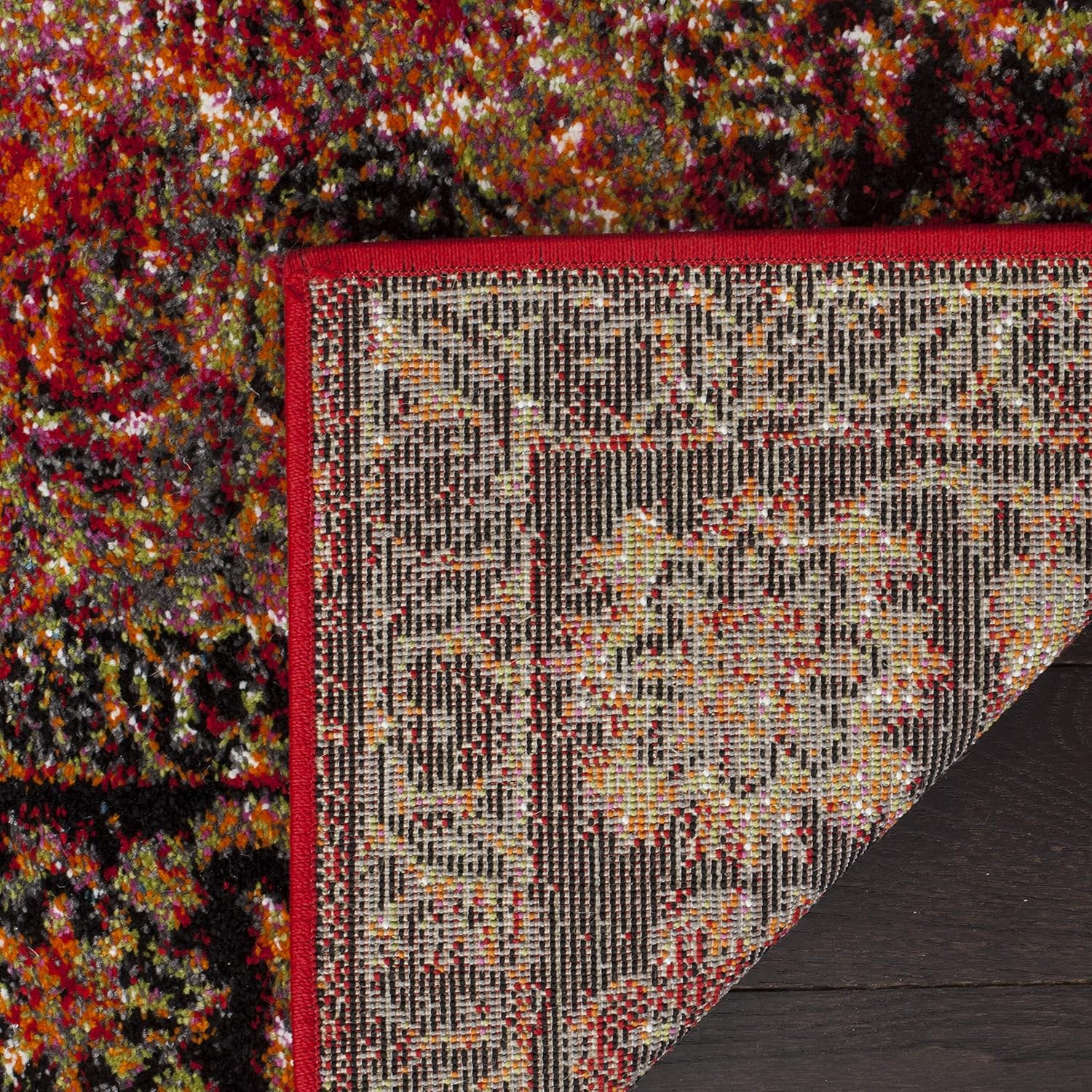 SAFAVIEH Vintage Hamadan Collection – Alfombra decorativa de 4 x 6 pies, diseño persa oriental, no desprende pelusa y de fácil cuidado, ideal para