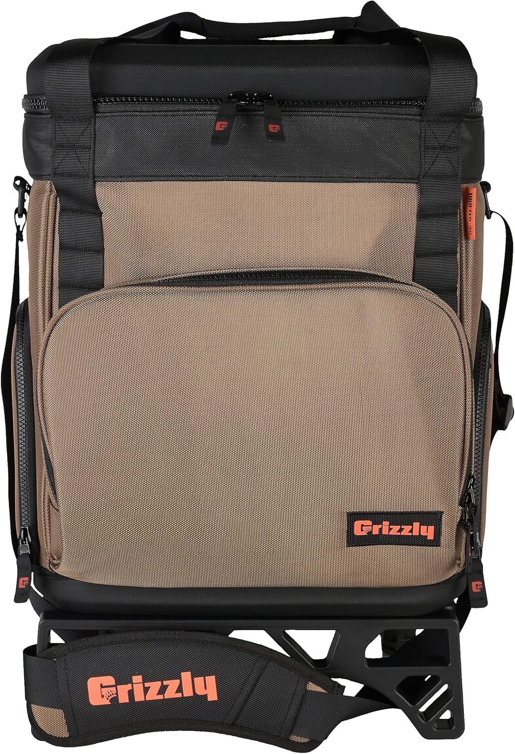 Grizzly Drifter – Bolsa enfriadora de 30 ruedas de lados suaves  30 cuartos de galón  Baúl de hielo para playa, barco, camping, coche, pesca, golf,