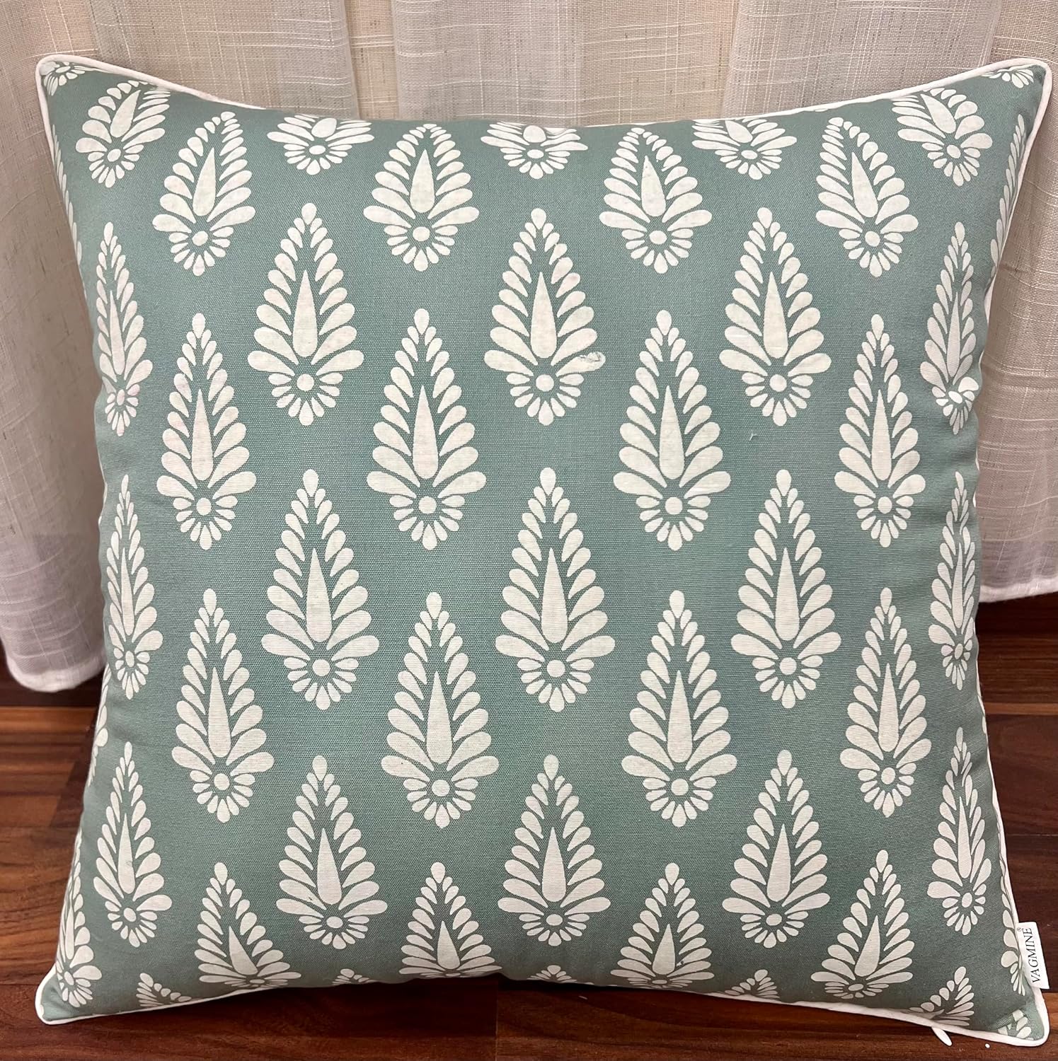 VAGMINE Funda de almohada decorativa cuadrada con estampado de bloques, sofá, silla, sofá, sala de estar, dormitorio, decoración del hogar de