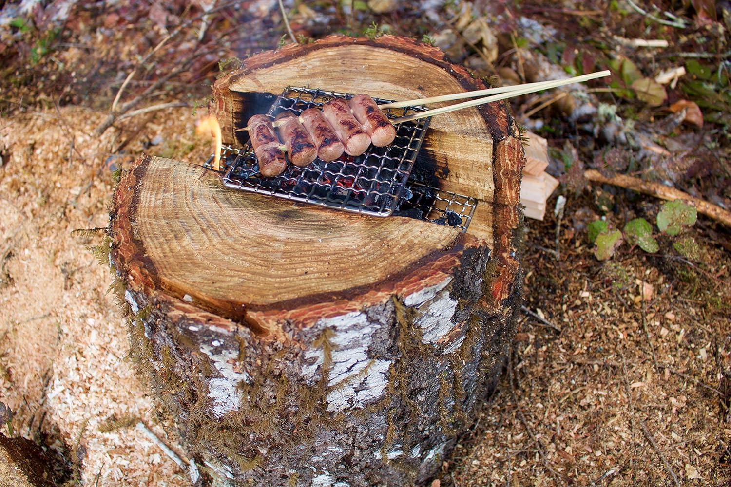The Original Bushcraft Grill Mini – Malla soldada de acero inoxidable de alta resistencia (clasificación para fogatas) – Expedition Research LLC,