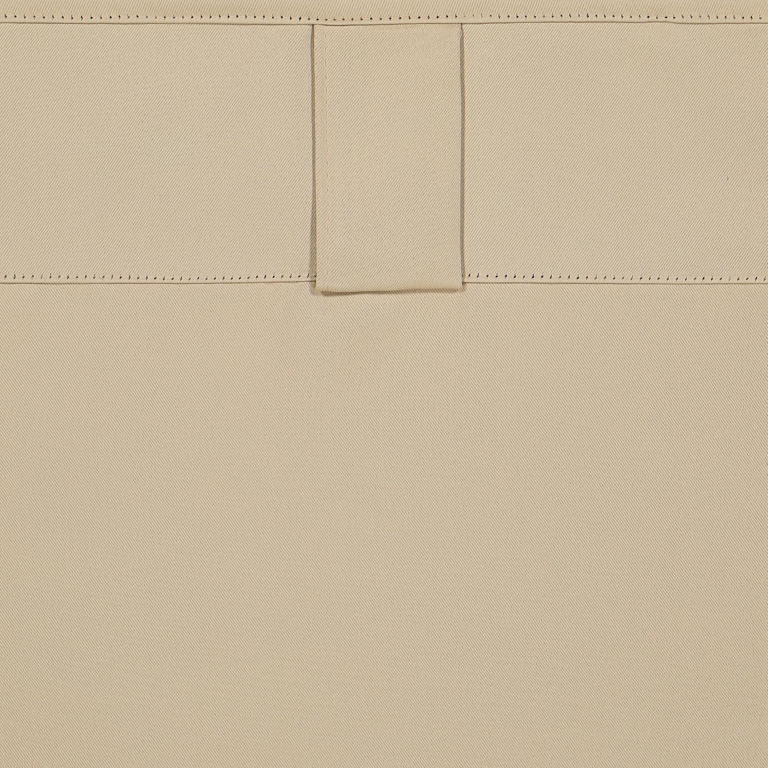 ECLIPSE Langley – Cortinas de triple tejido para oscurecimiento de habitaciones con bolsillo para cortinero (2 paneles), 52 x 54pulgadas, color