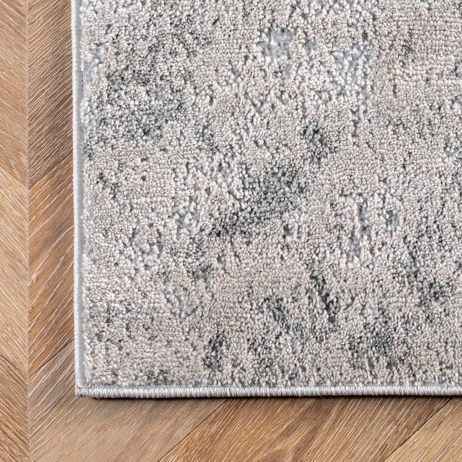 nuLOOM alfombra para corredor Cyn Abstract dorada de 2 pies 8 pulgadas x 8 pies