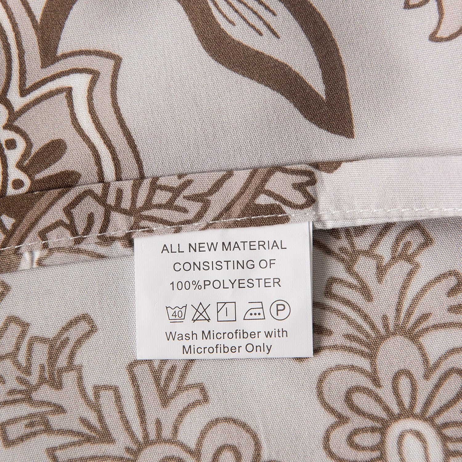 HSKIKWN Juego de funda de edredón floral de microfibra ligera de 68 x 90 pulgadas, suave, de lujo, de lujo, juego de ropa de cama de 2 piezas