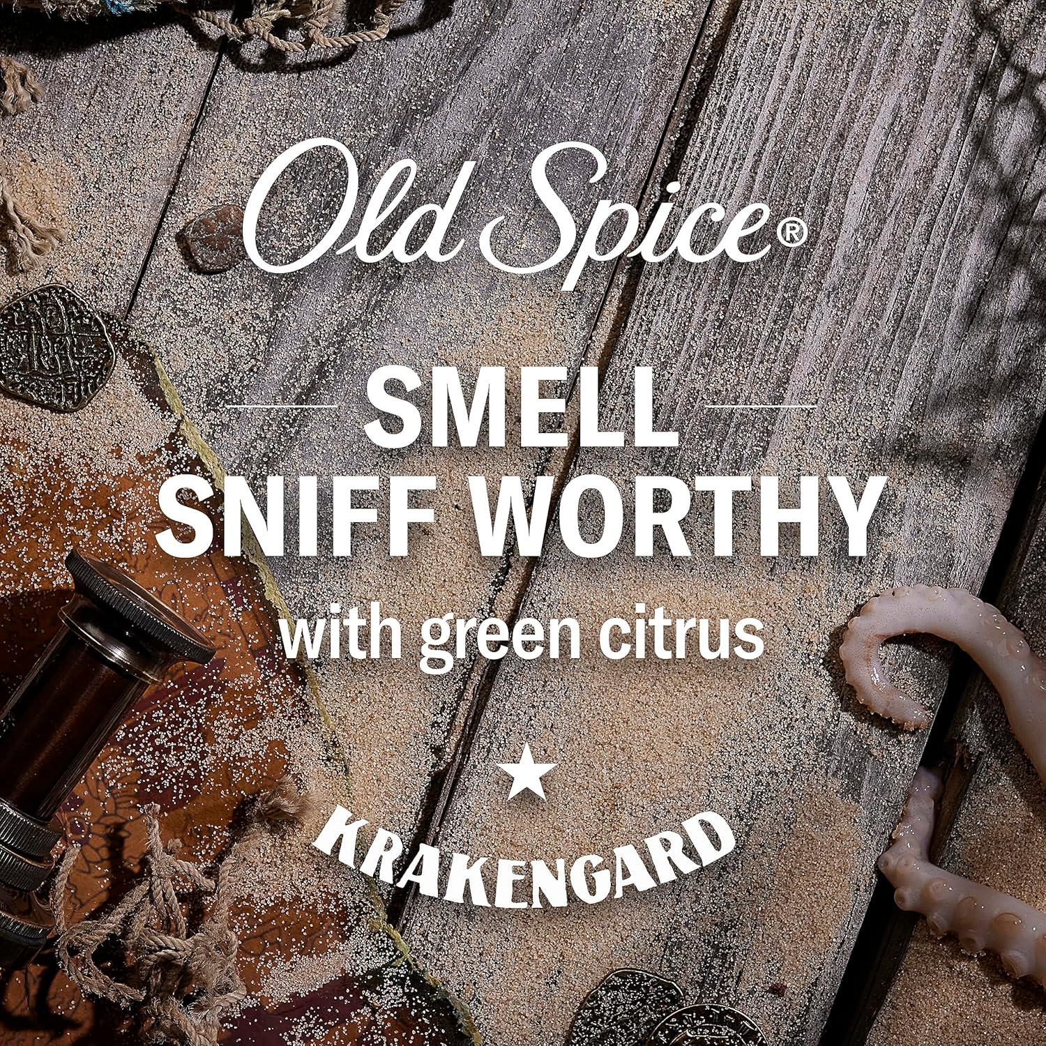 Old Spice Jabón corporal para hombre, Krakengard, espuma de larga duración, 24 onzas líquidas (paquete de 4)