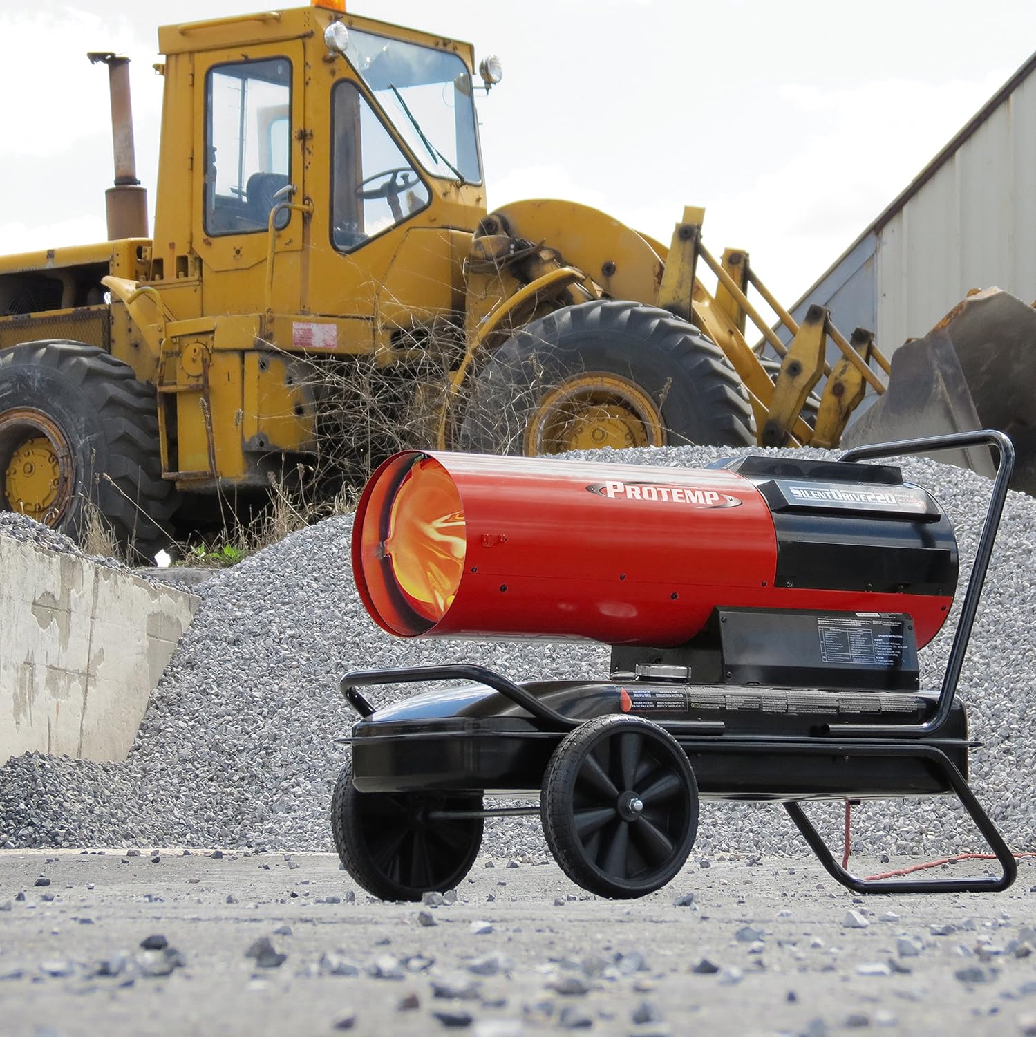Protemp 220,000 Btu KerosenoDiesel Calentador de aire forzado con termostato (Pt-220T-Sdr)