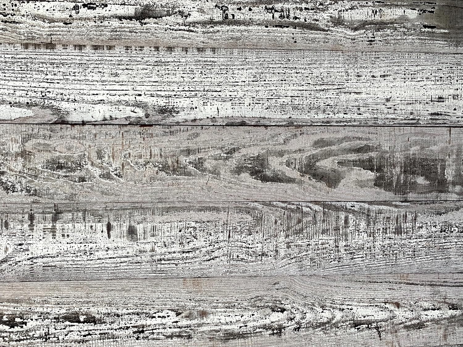 Village Accent – Tablones de madera para pared, 12 piezas, blanqueado (modelo #11338)