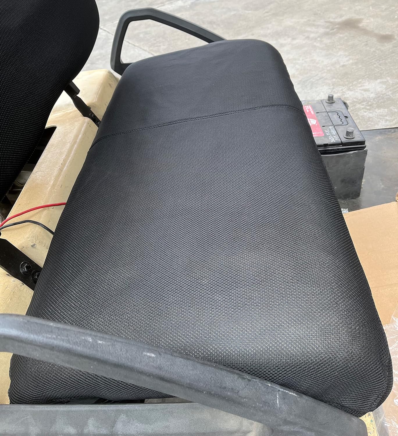 Dr.Acces Funda de asiento de carrito de golf  Funda de asiento de malla de poliéster  Funda de asiento de banco transpirable para EZGO TXT RXV y