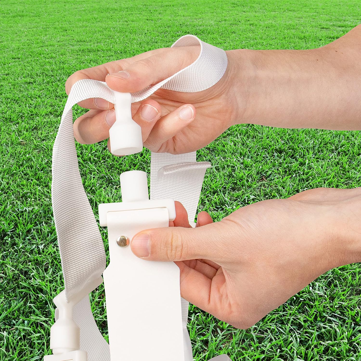 Juego de fútbol con bandera, cinturones de fútbol ajustables para jóvenes, niños y adultos con 1 cinturón y 2 banderas (naranja)