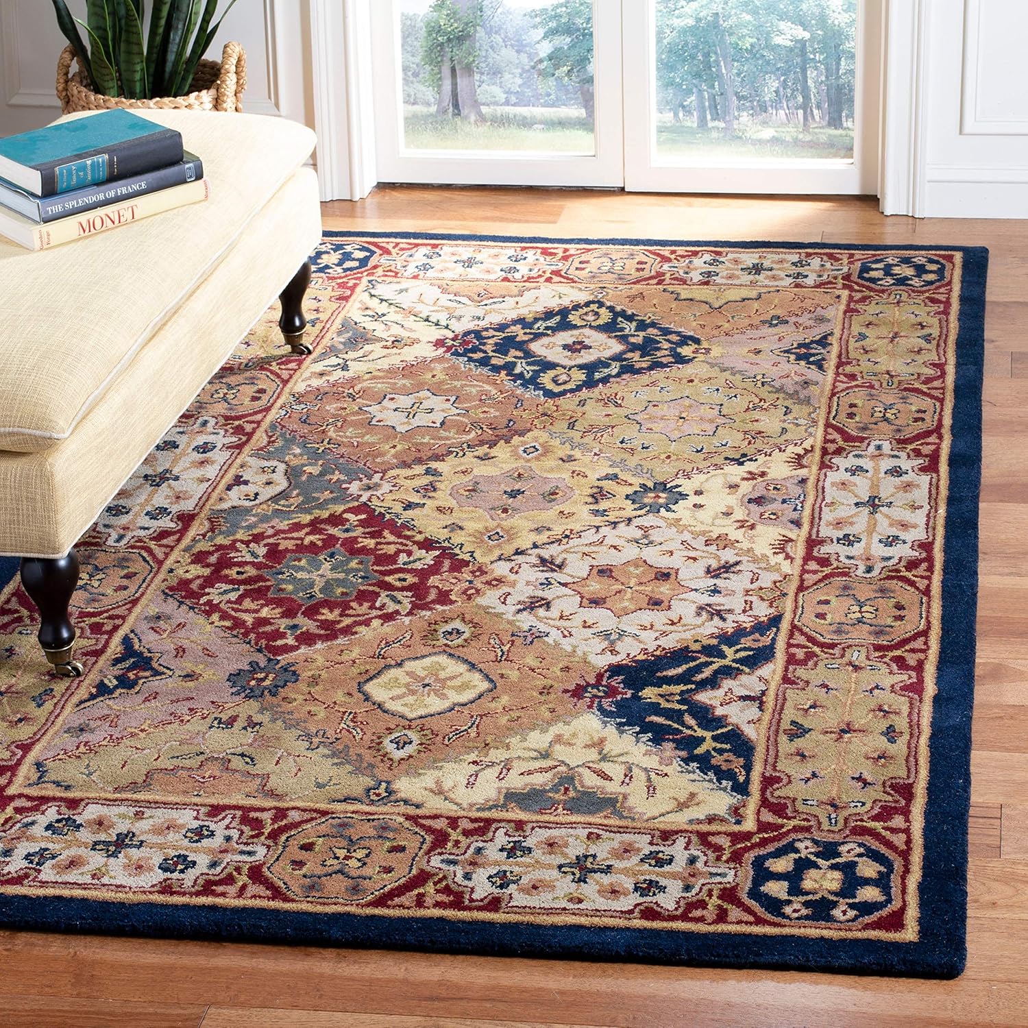 SAFAVIEH Heritage Collection HG512A – Alfombra de pasillo de lana oriental tradicional de primera calidad, 2 pies 3 pulgadas x 10 pies