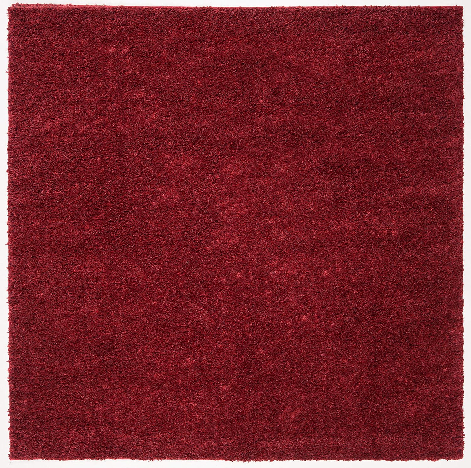 Safavieh August Shag Collection AUG900A – Alfombra moderna o contemporánea de peluche, 10 pies x 14 pies, Polipropileno, Burgundy