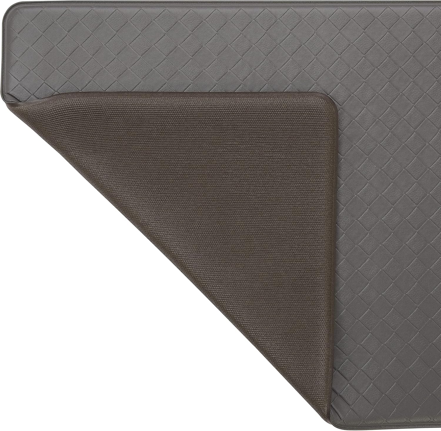 Chef Gear – Tapete de cocina antifatiga, diseño de tejido de cesta, acolchado cómodo tapete de chef para alivio de pie y soporte, antideslizante,