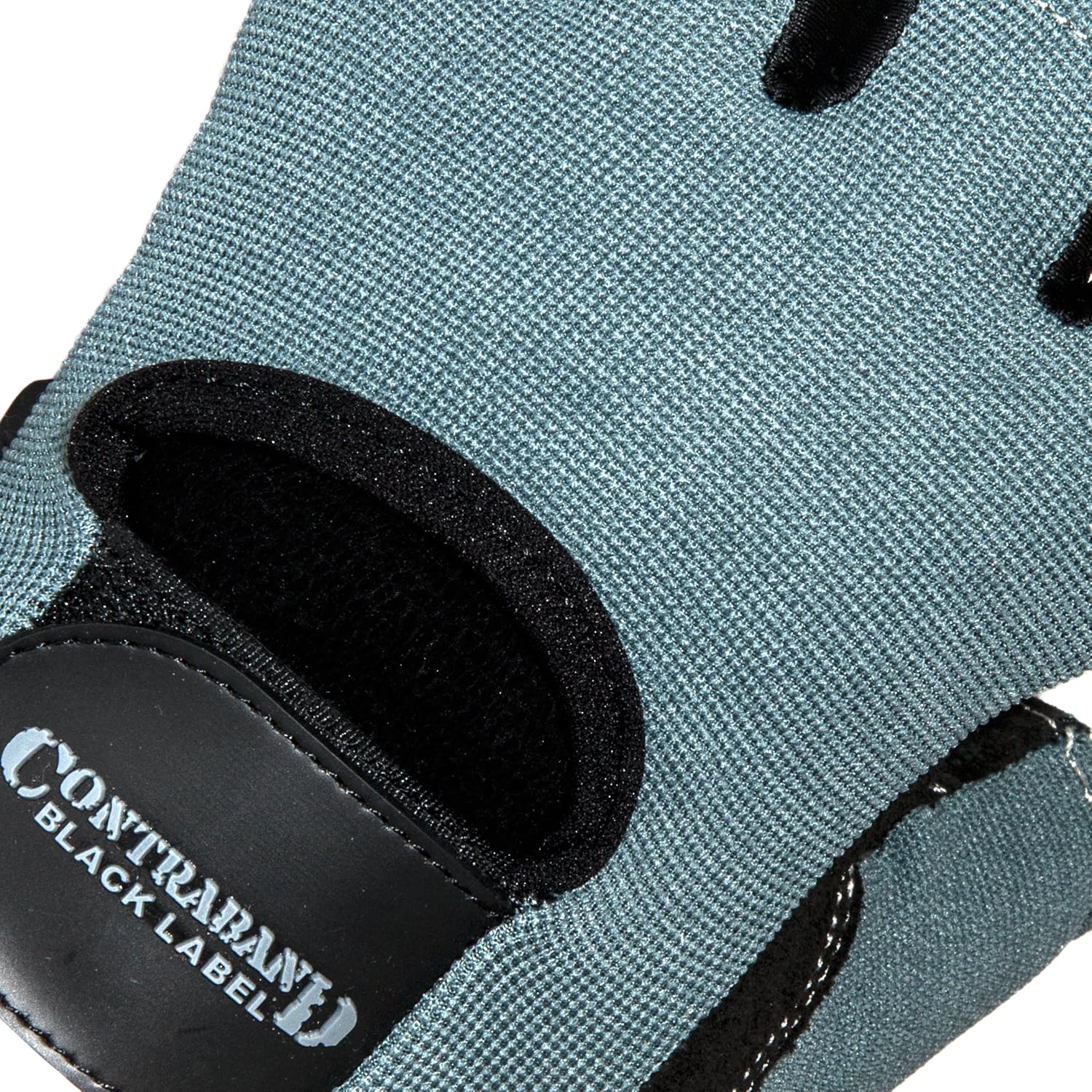 Contraband Black Label 5050 Mens Basic Leather Fingerless Weight Lifting Gloves – Durable Light – Medium Padded Split Leather Gym Gloves – Perfect