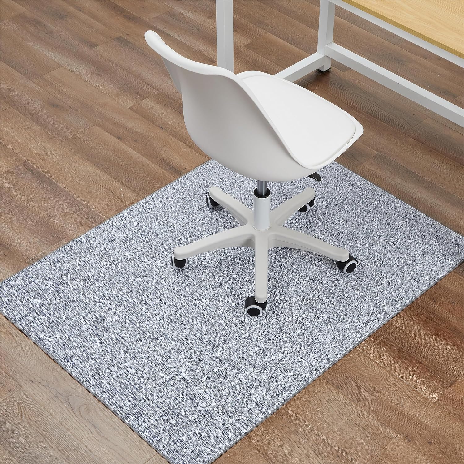 RccugmatS Tapete para silla para suelo de madera dura y azulejos, 36 x 48 pulgadas, tapete resistente para silla de oficina para sillas rodantes,