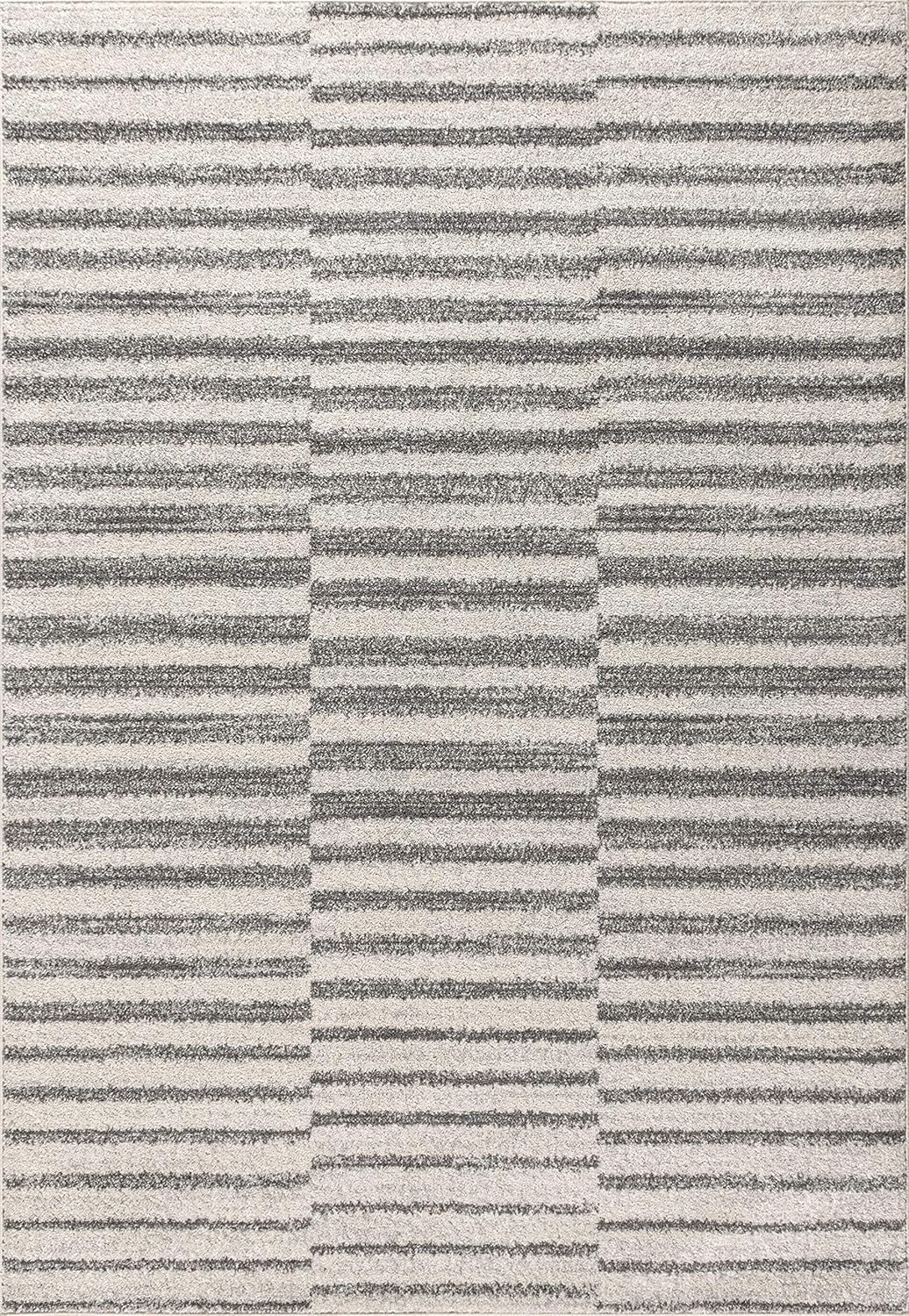 JONATHAN Y MOH204A-5 Lyla – Alfombra de interior con diseño de rayas compensadas, estilo bohemio, minimalista, a rayas, fácil de limpiar, para