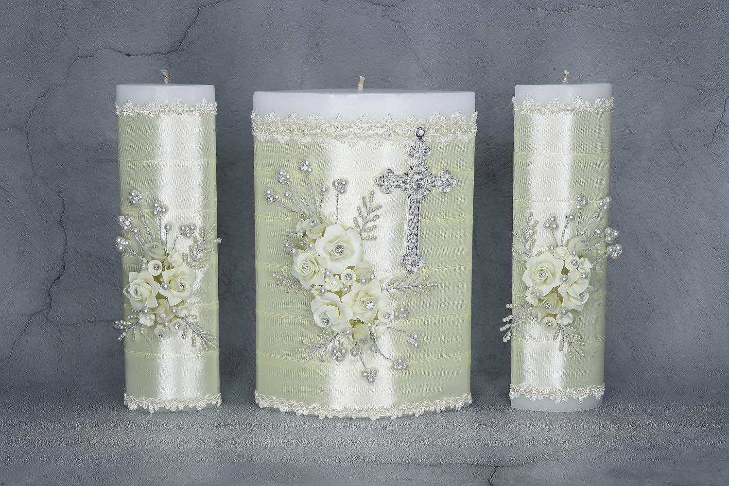 A&C Quinceañeras and More Unity Candles Wedding Set Unity candles Set of 3 for wedding Ceremony Candles for Wedding velas de union Candle for the