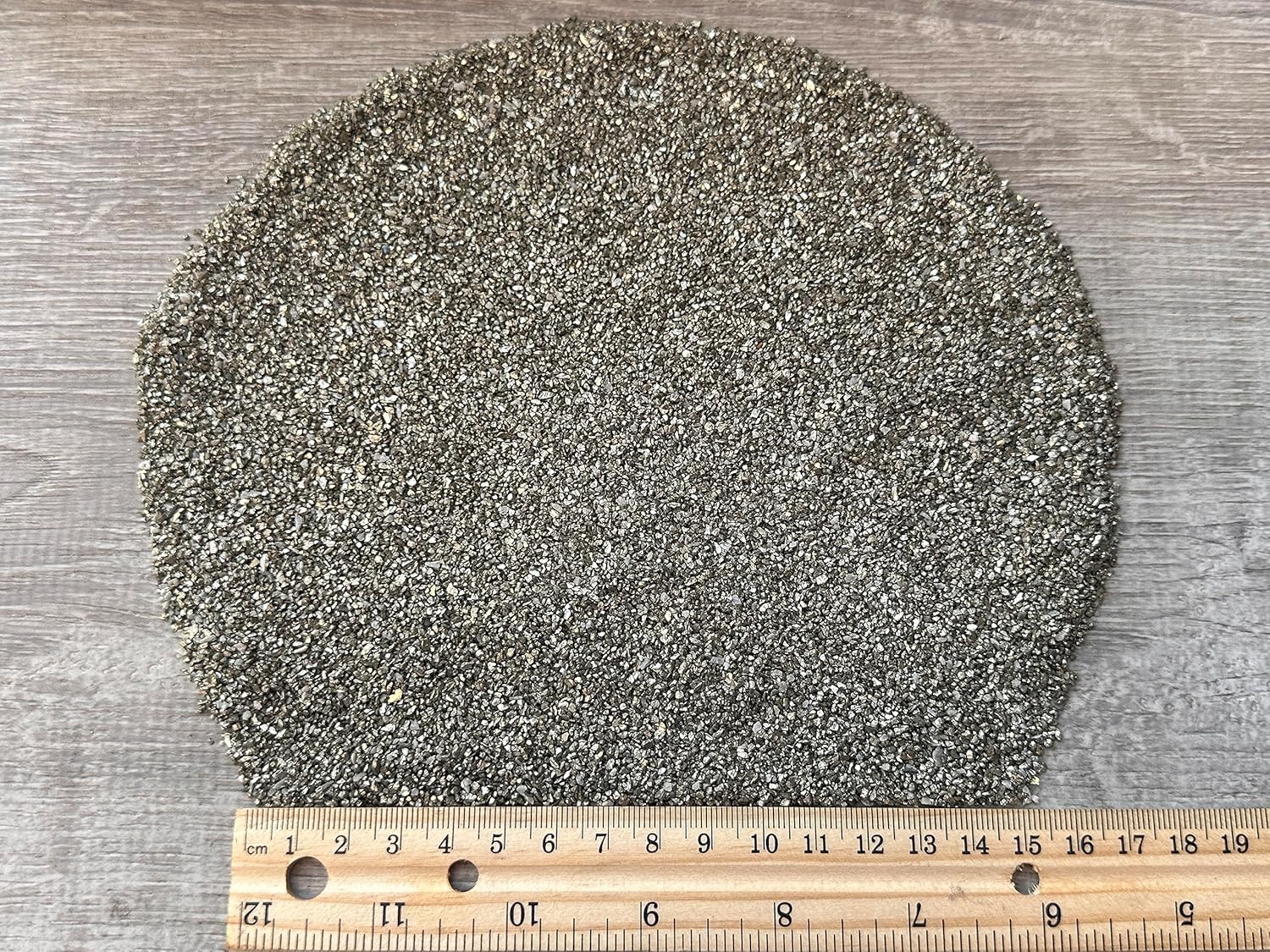 Chips de piedras preciosas semicrugadas naturales de 0.5 libras, mini cristales triturados, chips de cristal sin perforar (arena de pirita)