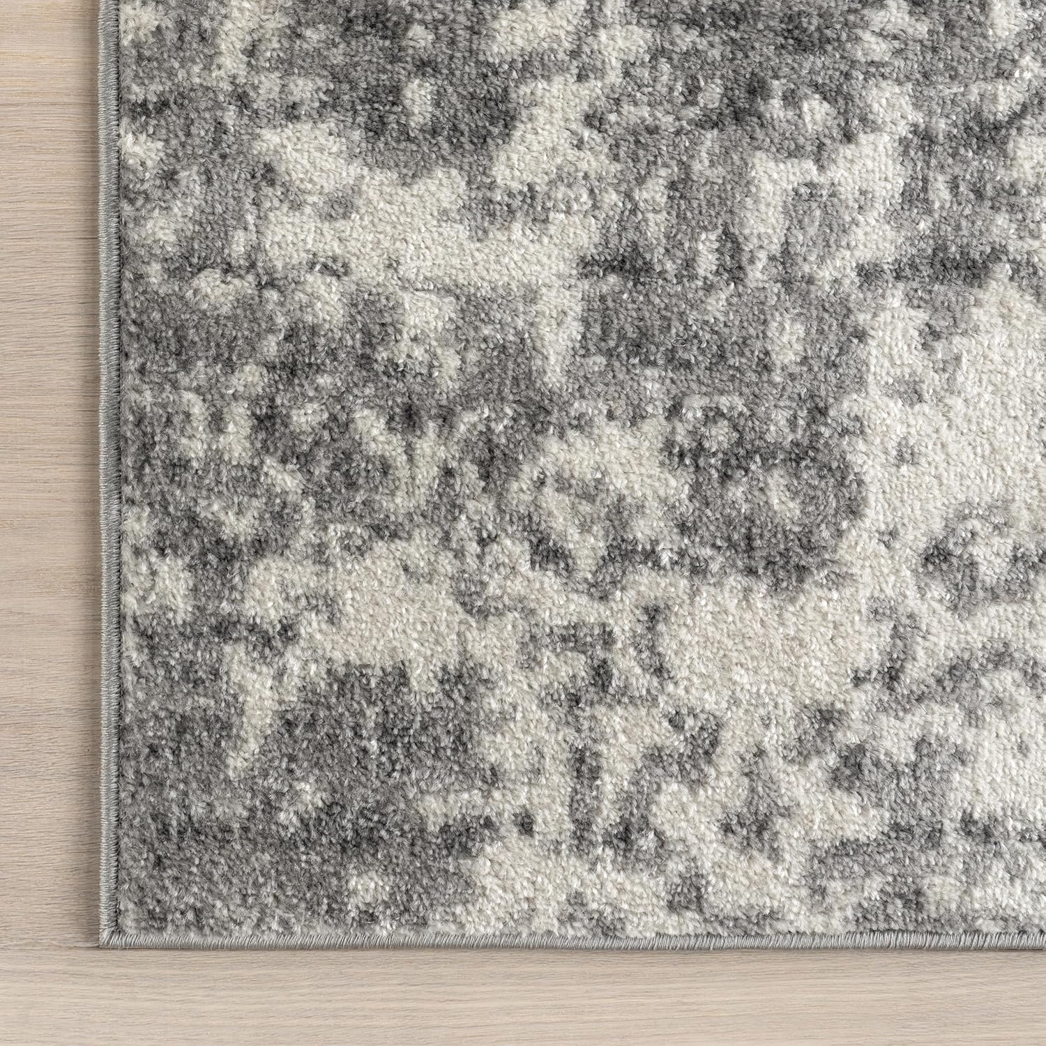 nuLOOM Deedra – Tapete abstracto moderno – 9 x 12, gris