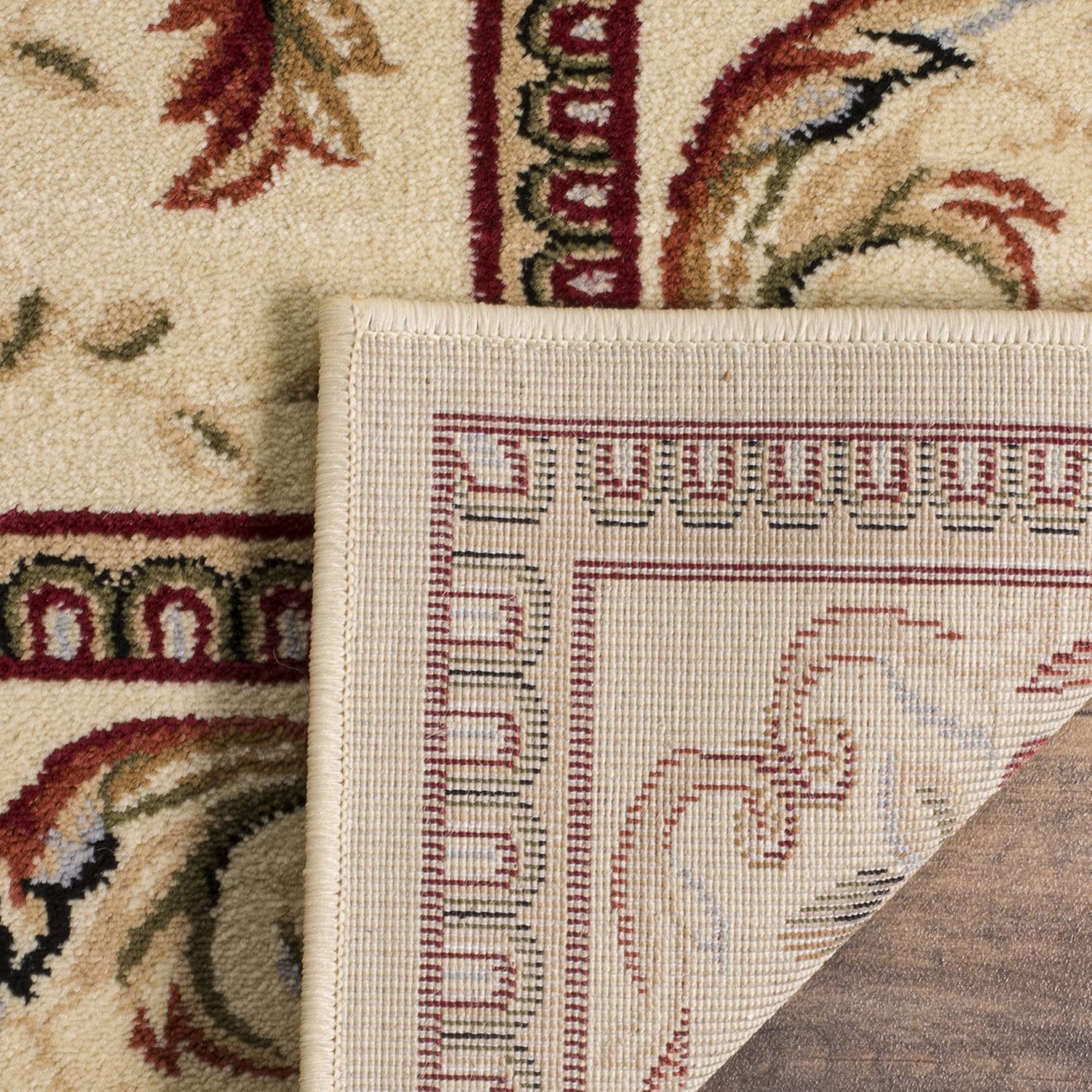 SAFAVIEH Lyndhurst Collection LNH322A – Alfombra cuadrada de 10 pies, diseño tradicional oriental, no desprende pelusa, para sala de estar,