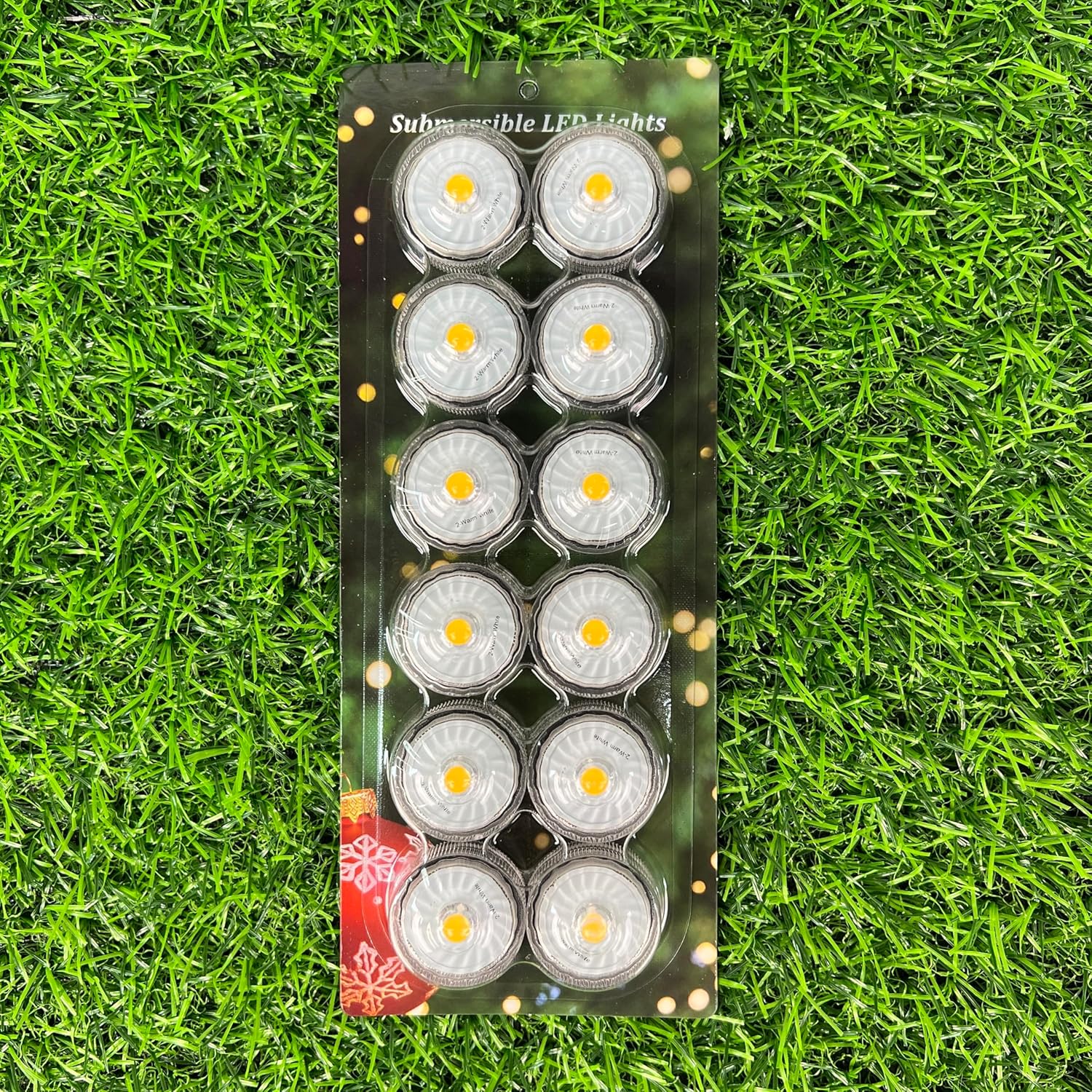 HL Luz LED sumergible, luz LED pequeña roja, 100 horas impermeable, sin llama, funciona con pilas, para boda, hogar, jarrón, festival, fiesta,
