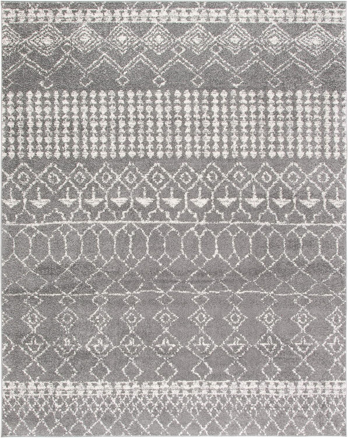 Safavieh Tulum Collection TUL229A – Alfombra de área envejecida estilo bohemio marroquí, 10 x 13 pies