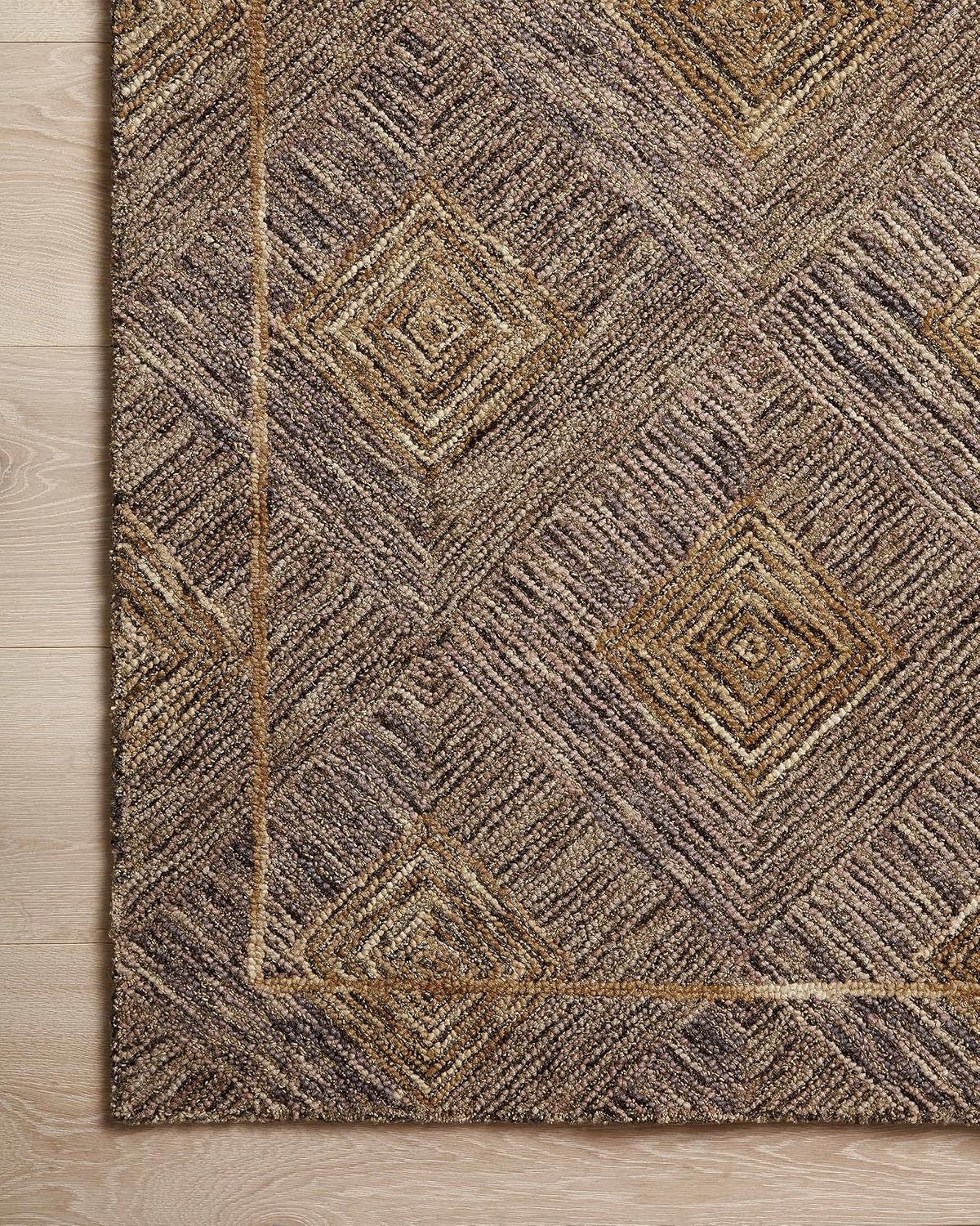 Loloi II Varena Collection VAR-04 – Alfombra decorativa de ciruelaoro de 2 pies y 3 pulgadas x 3 pies 9 pulgadas