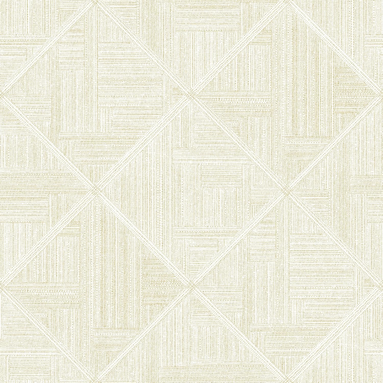 Papel pintado geométrico amarillo de Cade