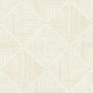 Papel pintado geométrico amarillo de Cade Papel pintado geométrico amarillo de Cade