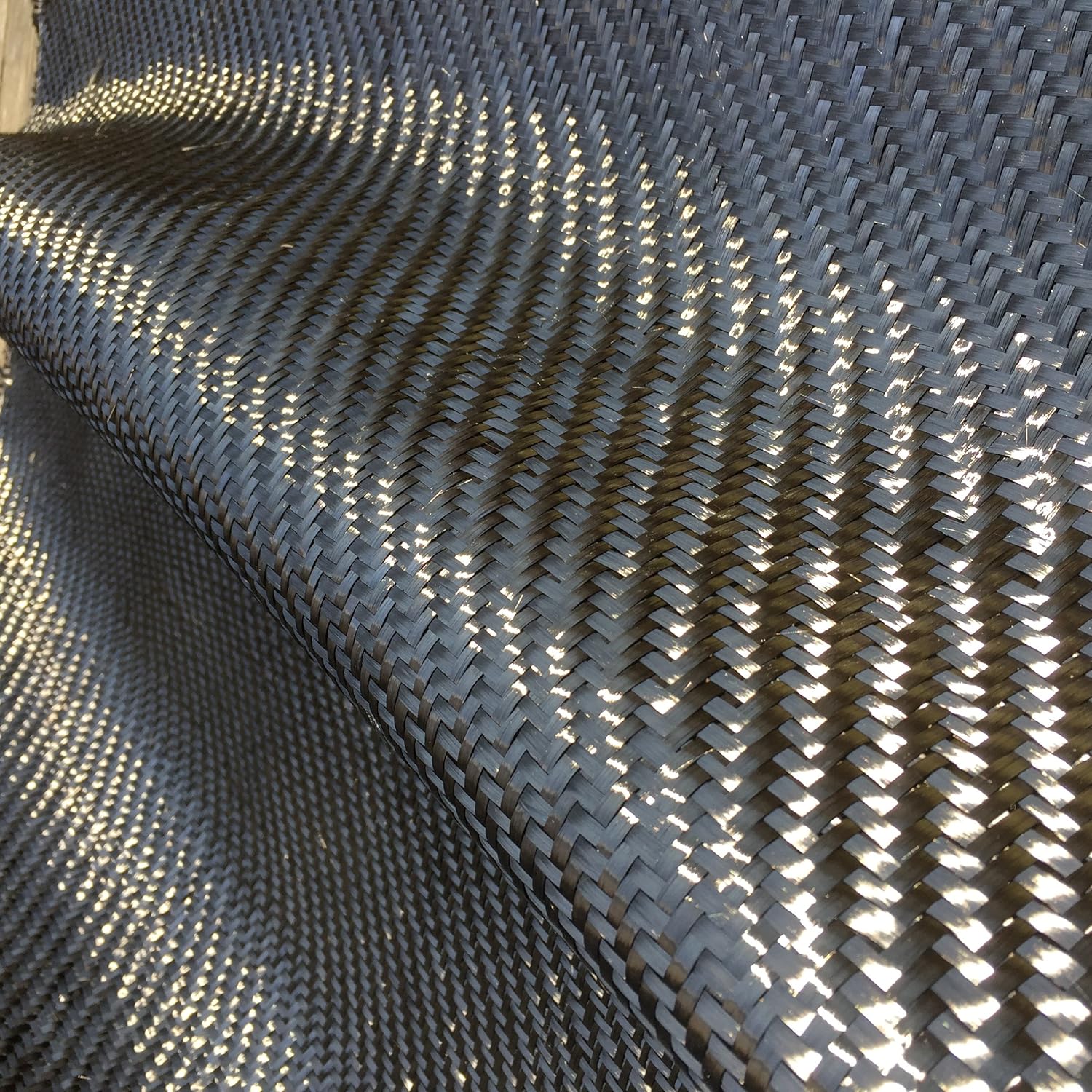 5 pies – Tela de fibra de carbono – Tela de sarga WEAVE-3K7.76 oz x 3.3 ft