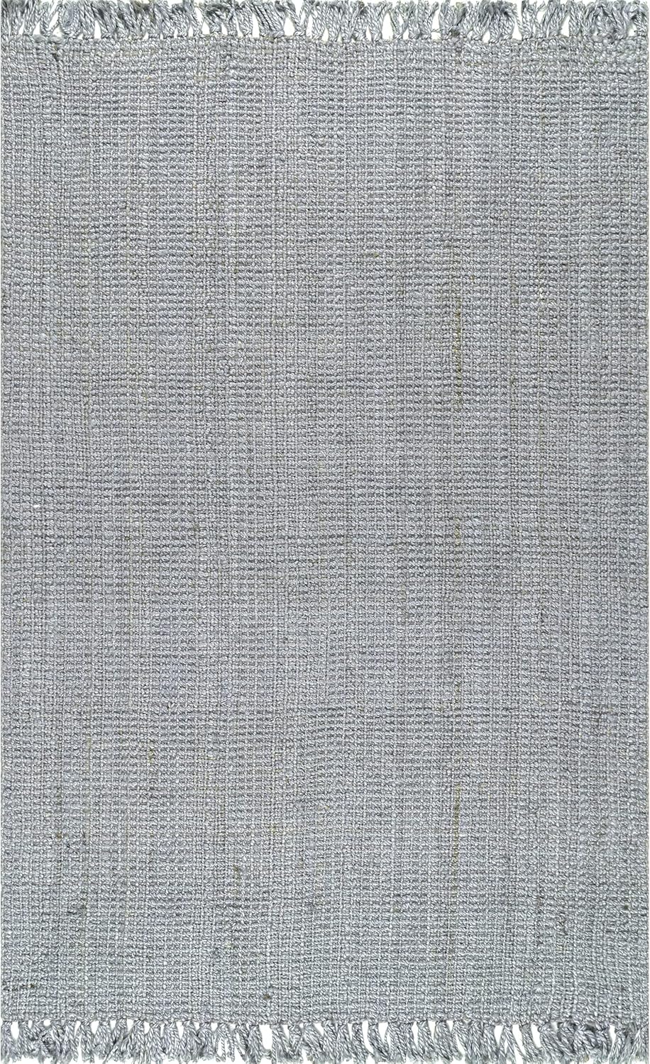 nuLOOM – Alfombra gruesa de yute Daniela Farmhouse de fibra natural, ecológica, hecha a mano, dormitorio, sala de estar, comedor