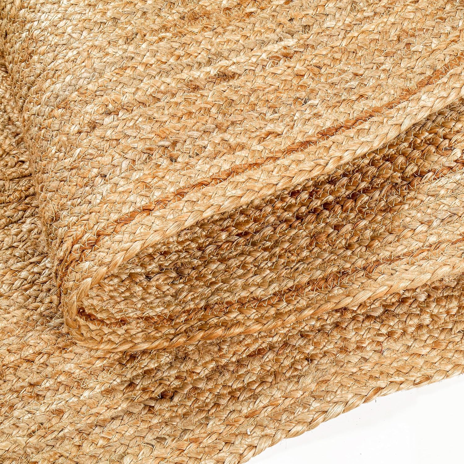 Alfombras trenzadas, 2 x 3, alfombras de área pequeña de 2 x 3, alfombra de yute para exteriores, alfombra de ratán para puerta, cocina, baño,