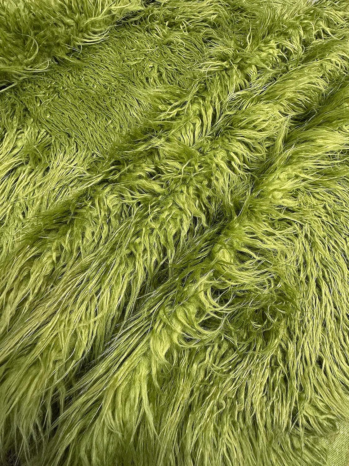 Tela mongol de piel falsafalsa vendida por The Yard (Olive Prime)