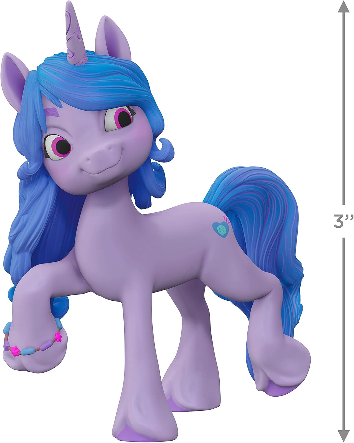 Adorno de Navidad 2023, Hasbro My Little Pony A New Generation Izzy Moonbow, regalos para niños