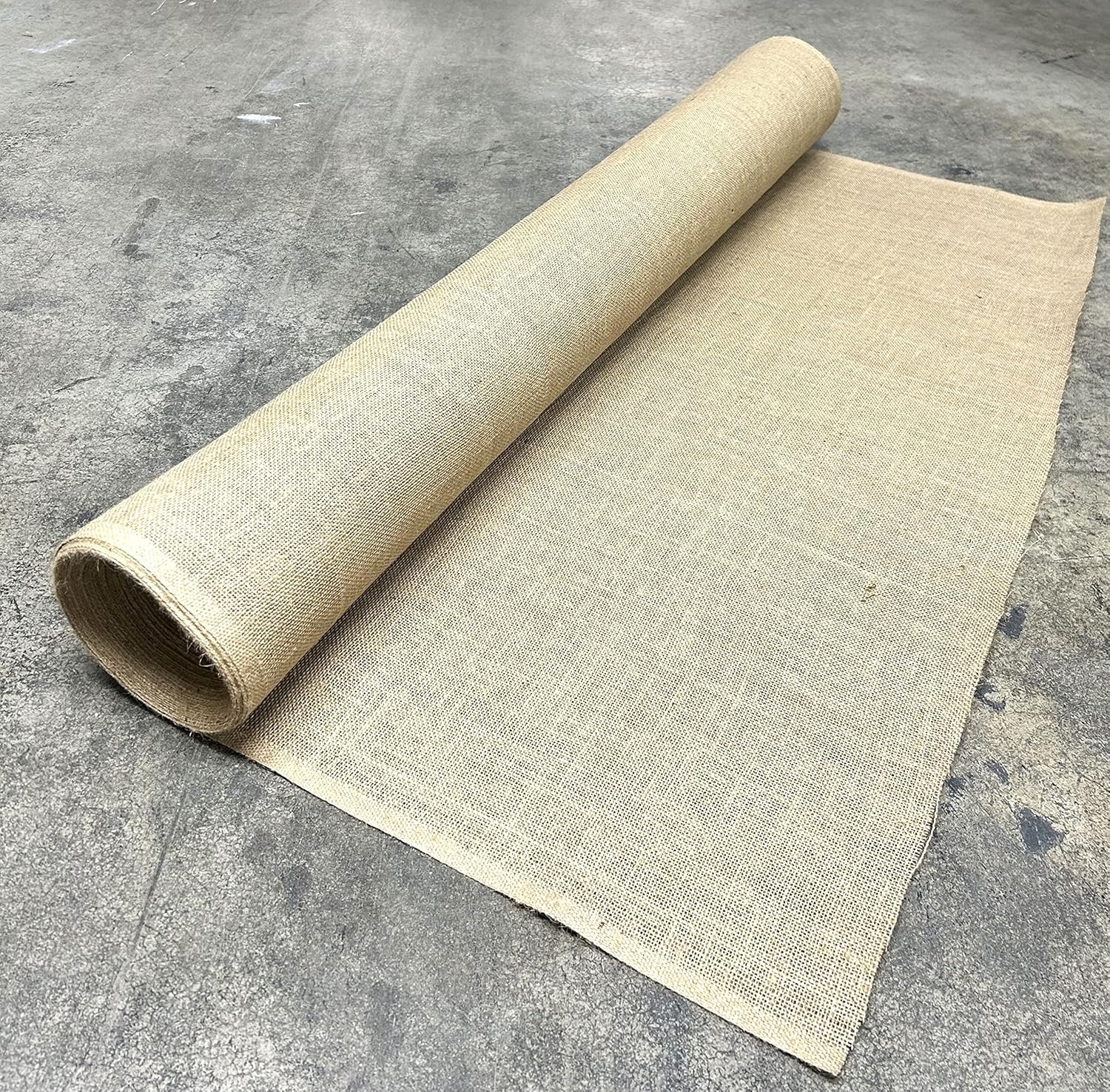 AAYU Rollo de forro de tela de arpillera de alta calidad, 48 pulgadas x 10 yardas, resistente (10 onzas), arpillera de bricolaje, barrera de tela de