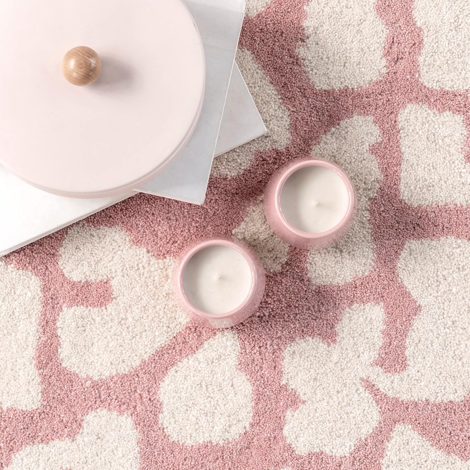 nuLOOM Rorie – Alfombra de lana con estampado de leopardo, 2 x 8 pies, color melocotón