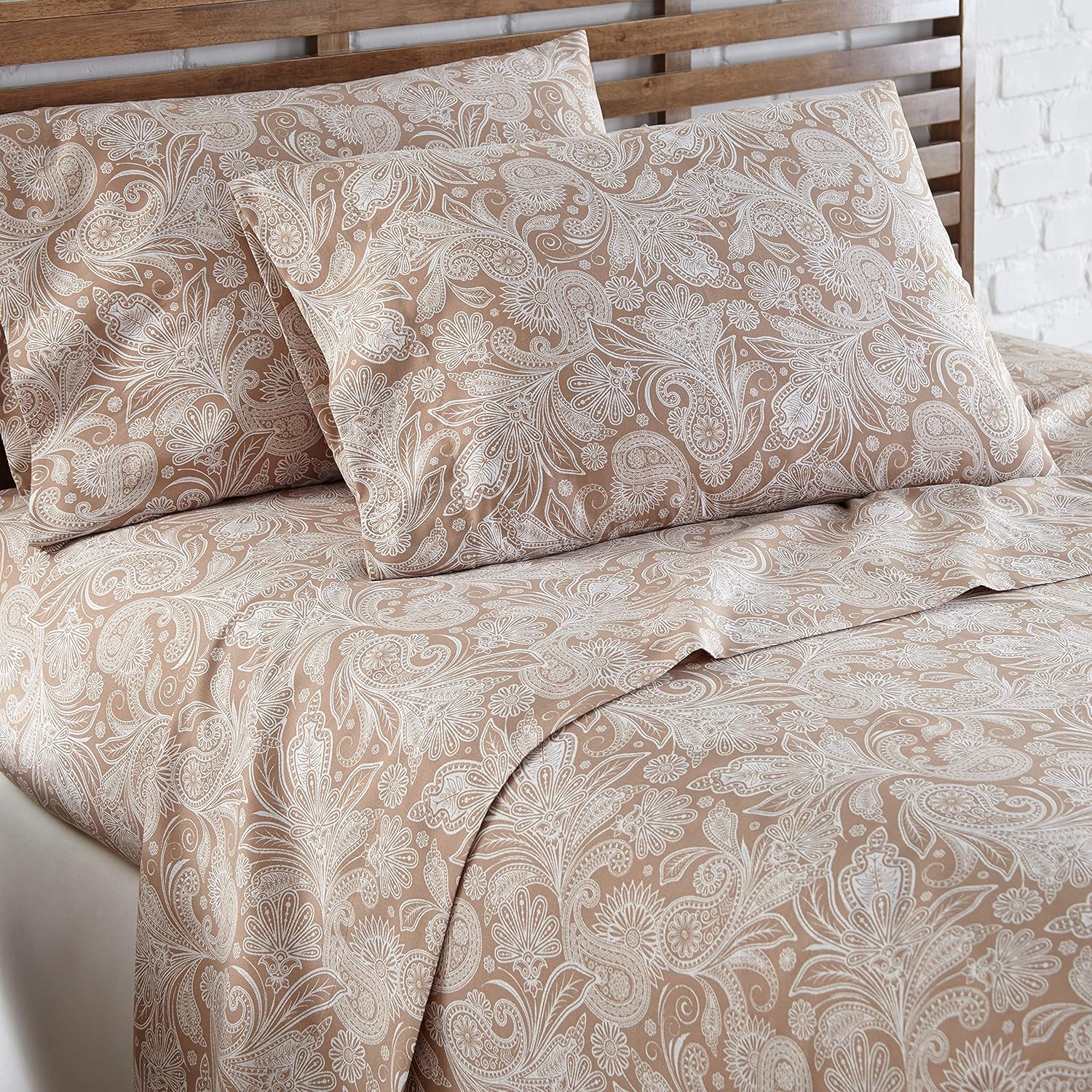 Southshore Fine Living, Inc. – Juego de sábanas estampadas de microfibra