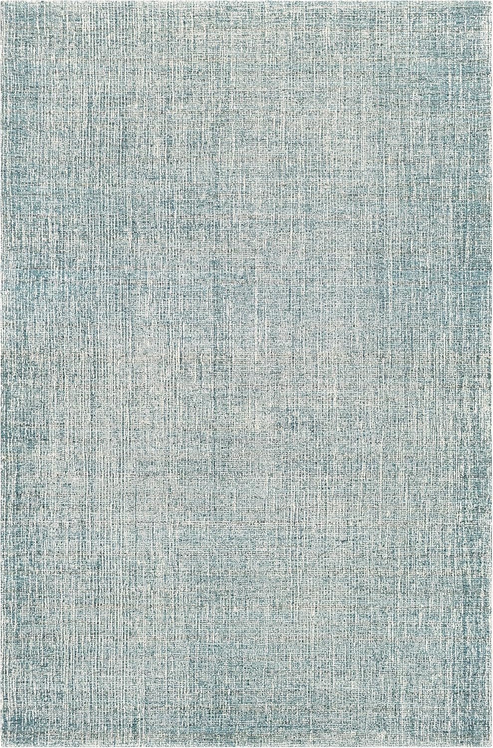 Mark&Day – Alfombras Giles de 4 x 6 pies, alfombra moderna color aguamarina, alfombra azul crema para sala de estar, dormitorio o cocina (4 x 6 pies)