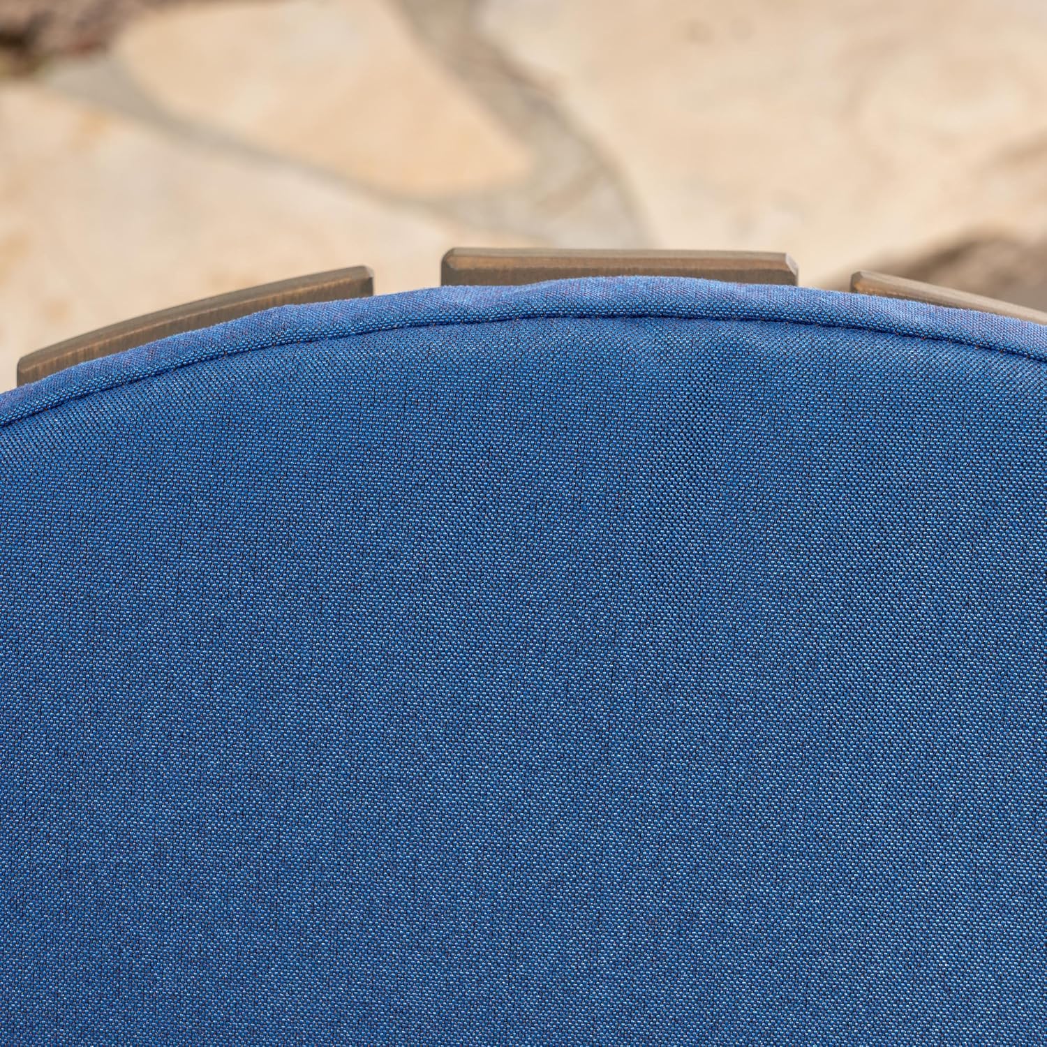Christopher Knight Home Terry – Cojines para sillas Adirondack resistentes al agua (juego de 2), azul marino, 2 unidades (paquete de 1)