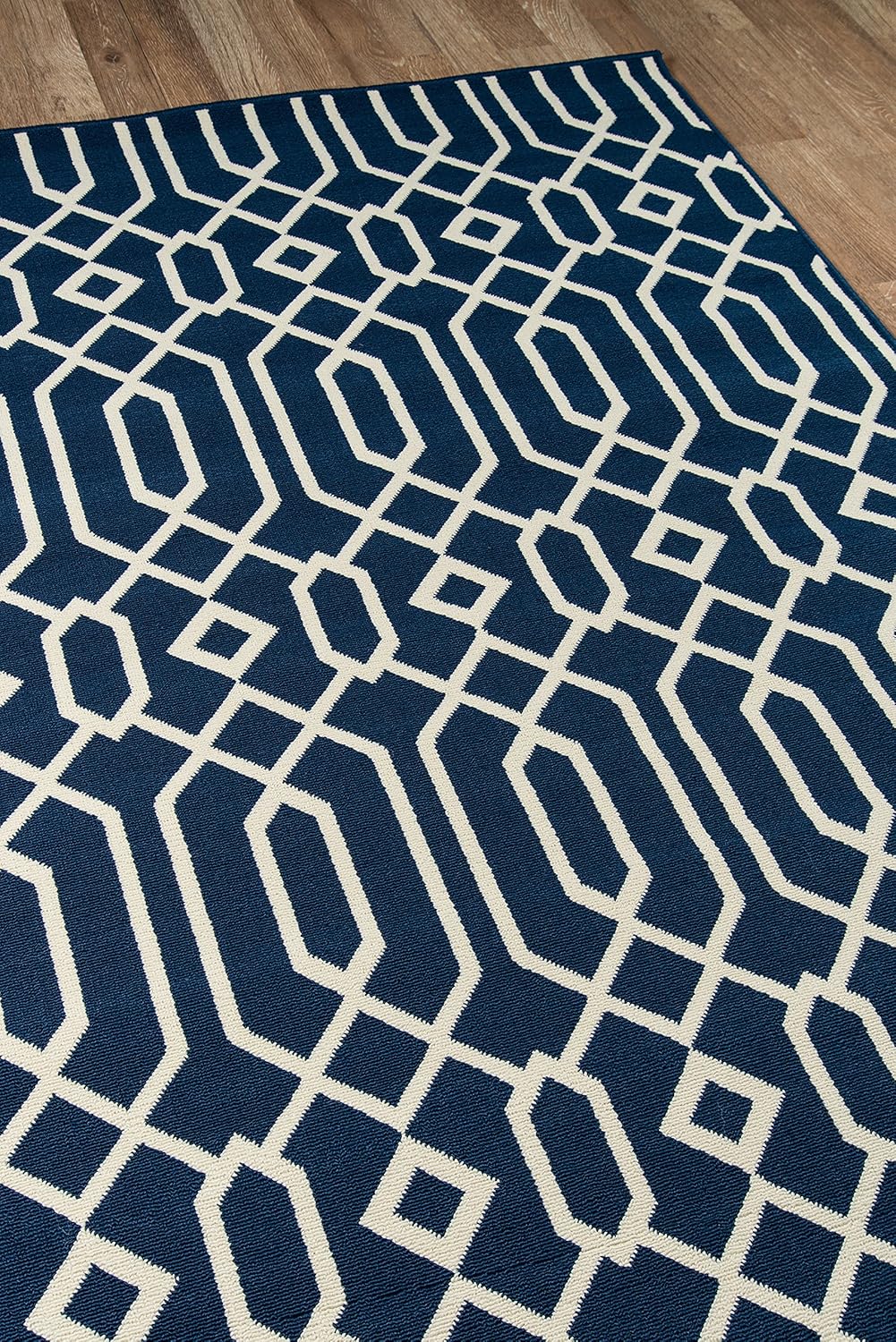 Momeni BAJA0BAJ-3CHR860D, baja Colección, 8’6″ x 13′, Carbón vegetal, Polipropileno, Azul marino