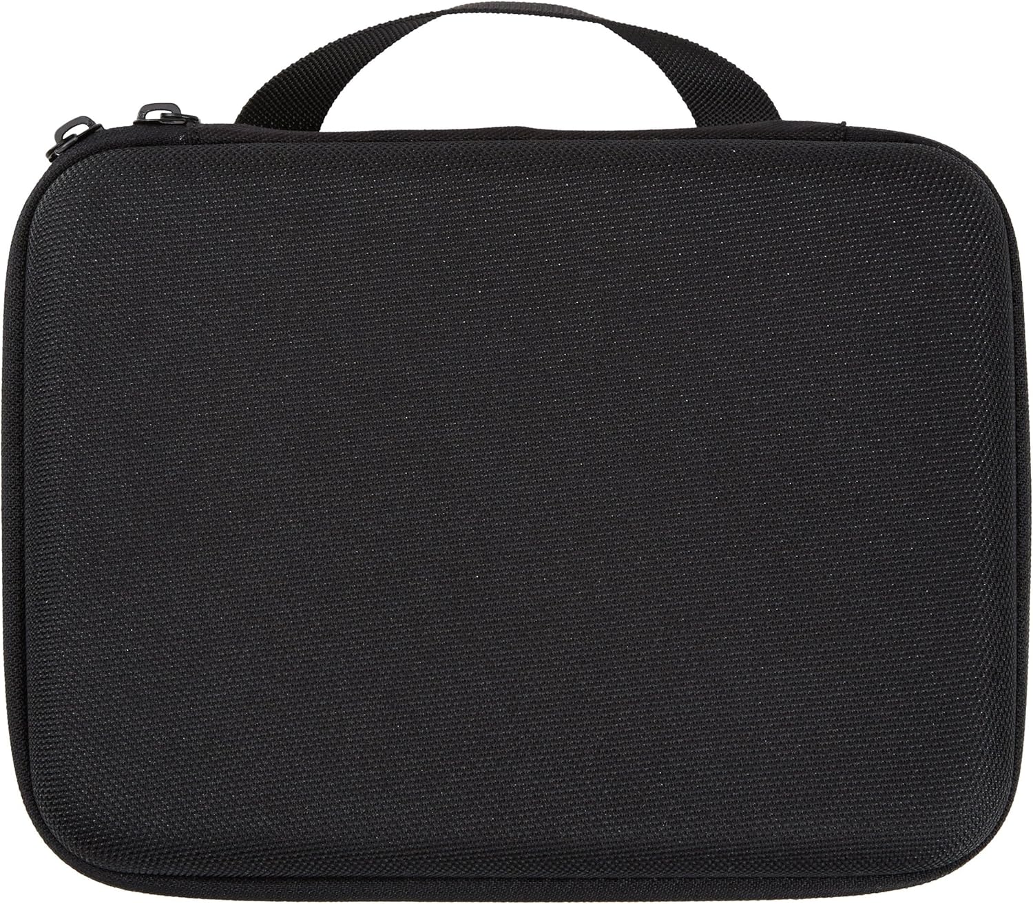 Tienda Basics Estuche de transporte pequeño para GoPro y accesorios – 9 x 7 x 2.5 pulgadas, sólido, negro
