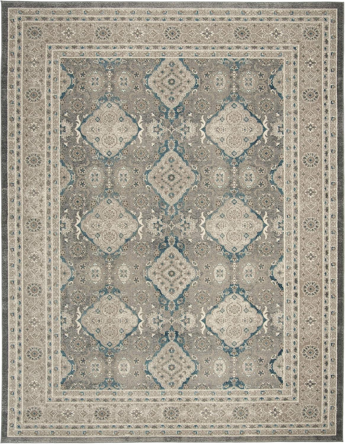 SAFAVIEH Sofia Collection SOF366B – Alfombra vintage oriental, envejecida, no desprende pelusa, para sala de estar, dormitorio, comedor, oficina en