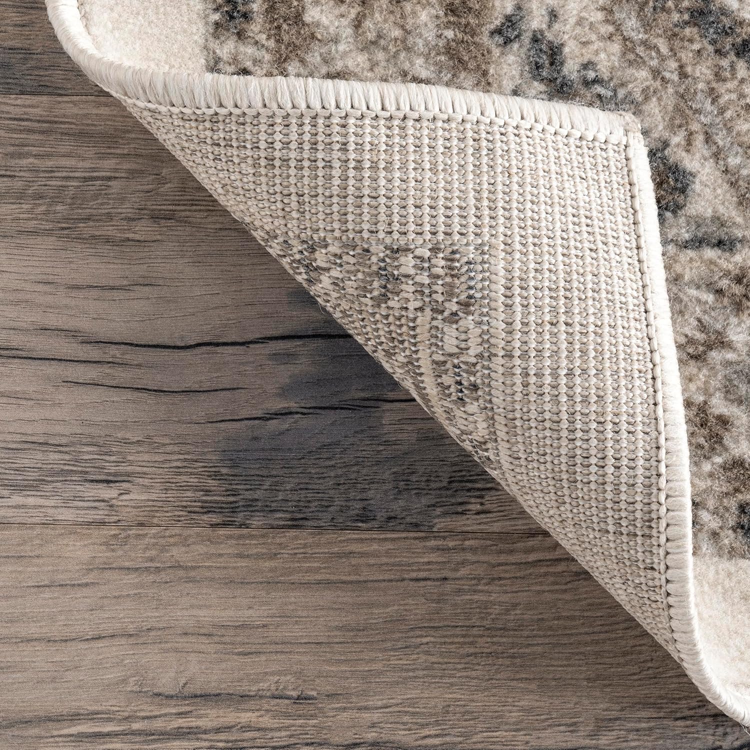 nuLOOM Becca – Alfombra tradicional con diseño de azulejos, de 3 x 5 pies, color beige