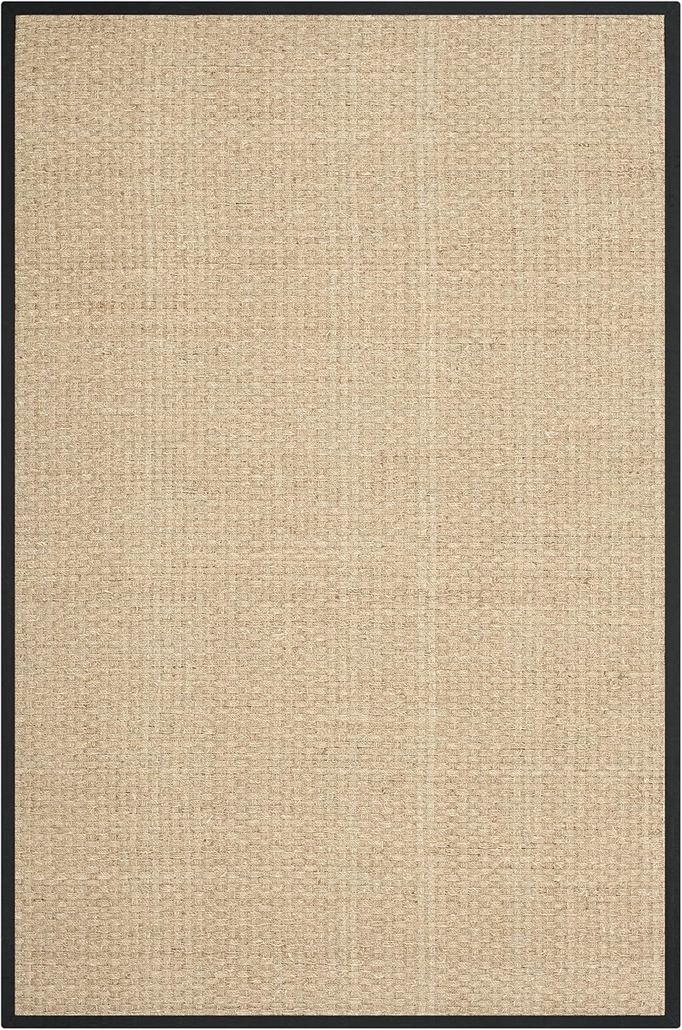 Safavieh NF114A Natural Fiber Collection – Alfombra de fibras naturales de patrón trenzado, varios colores (5 x 8 pies), Fibras naturales,