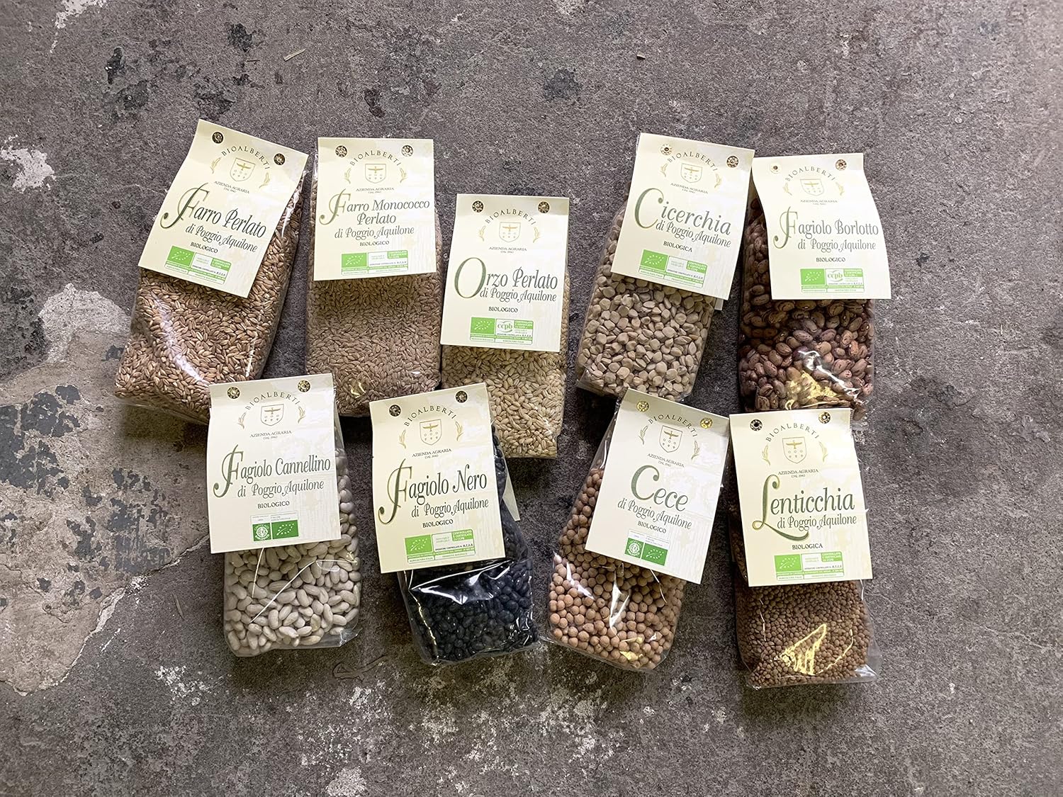 Orzo de cebada orgánica – Granja familiar Bio Alberti, Poggio Aquilone, Umbría – 1.1 libras