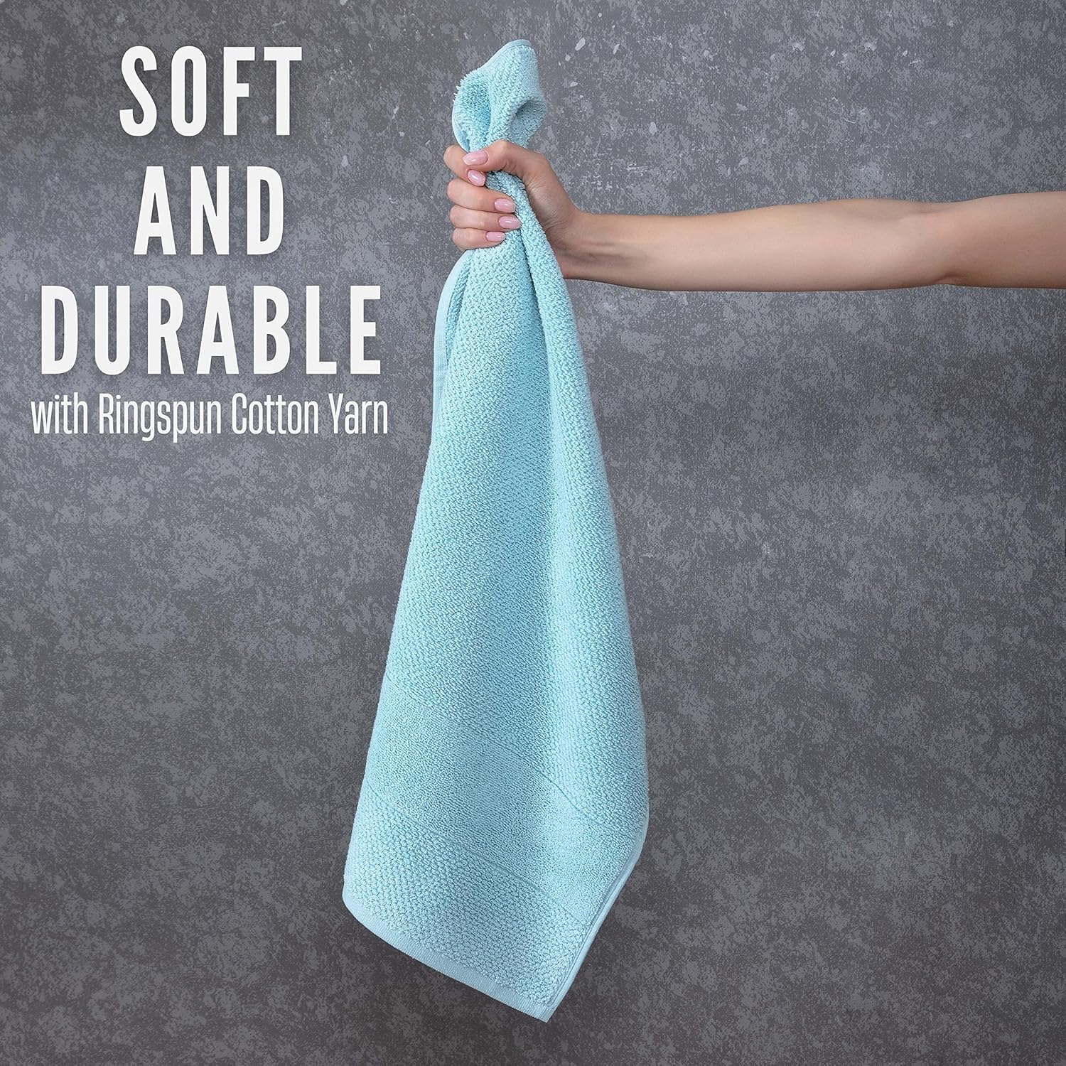 Toallas de mano para baño, calidad de hotel, esponjosas, absorbentes, suaves y de secado rápido, toallas de mano turcas para baño, juego de toallas
