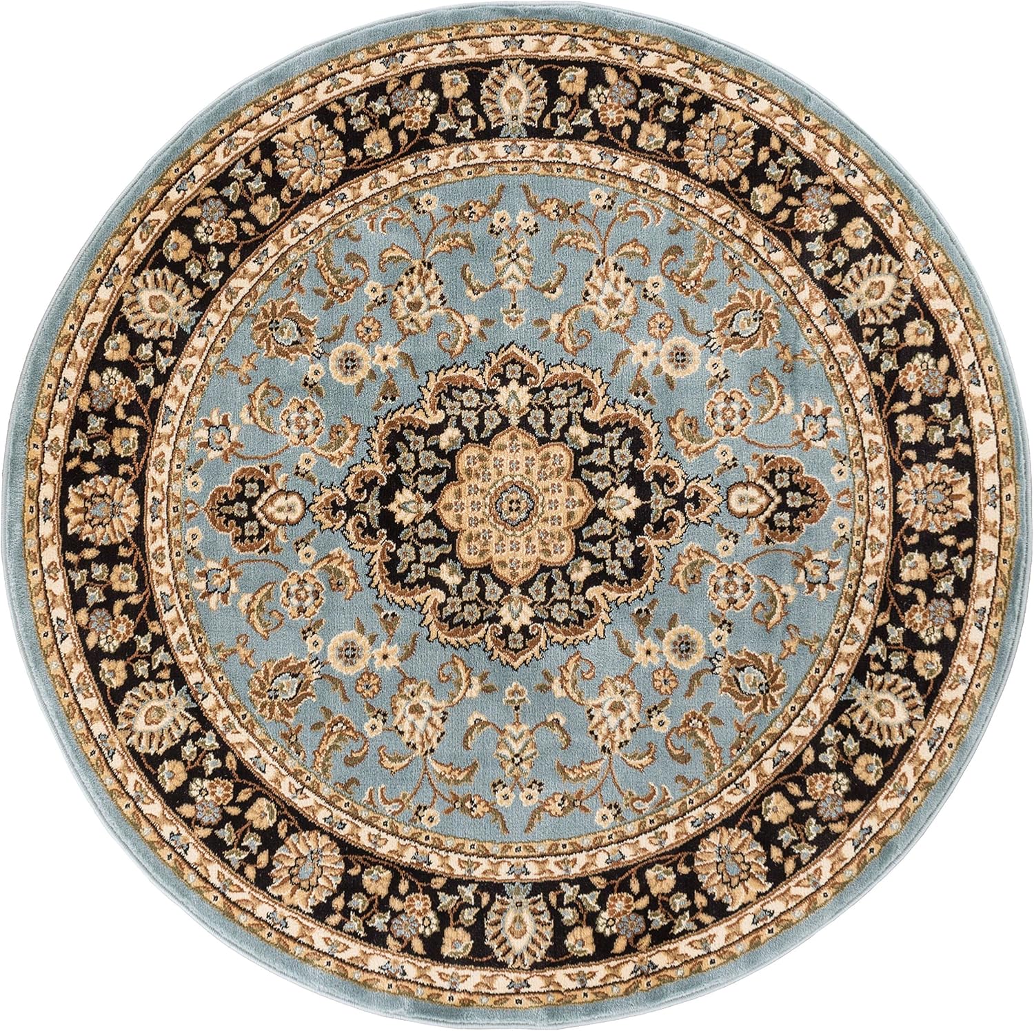 Well Woven Alfombra oriental con diseño de flores persas, Tradicional